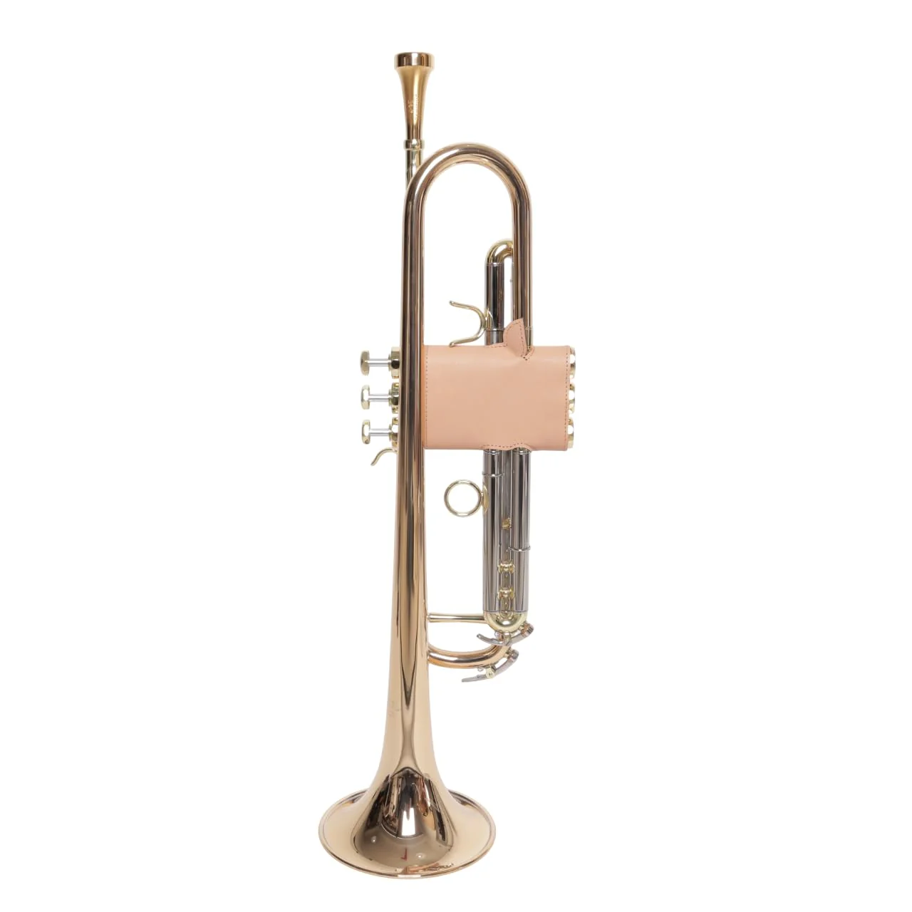 Curtis Trumpet Valve Guard HGT5 Natural Beige - Genuine Leather, Slim design (Natural Beige) - Image 3