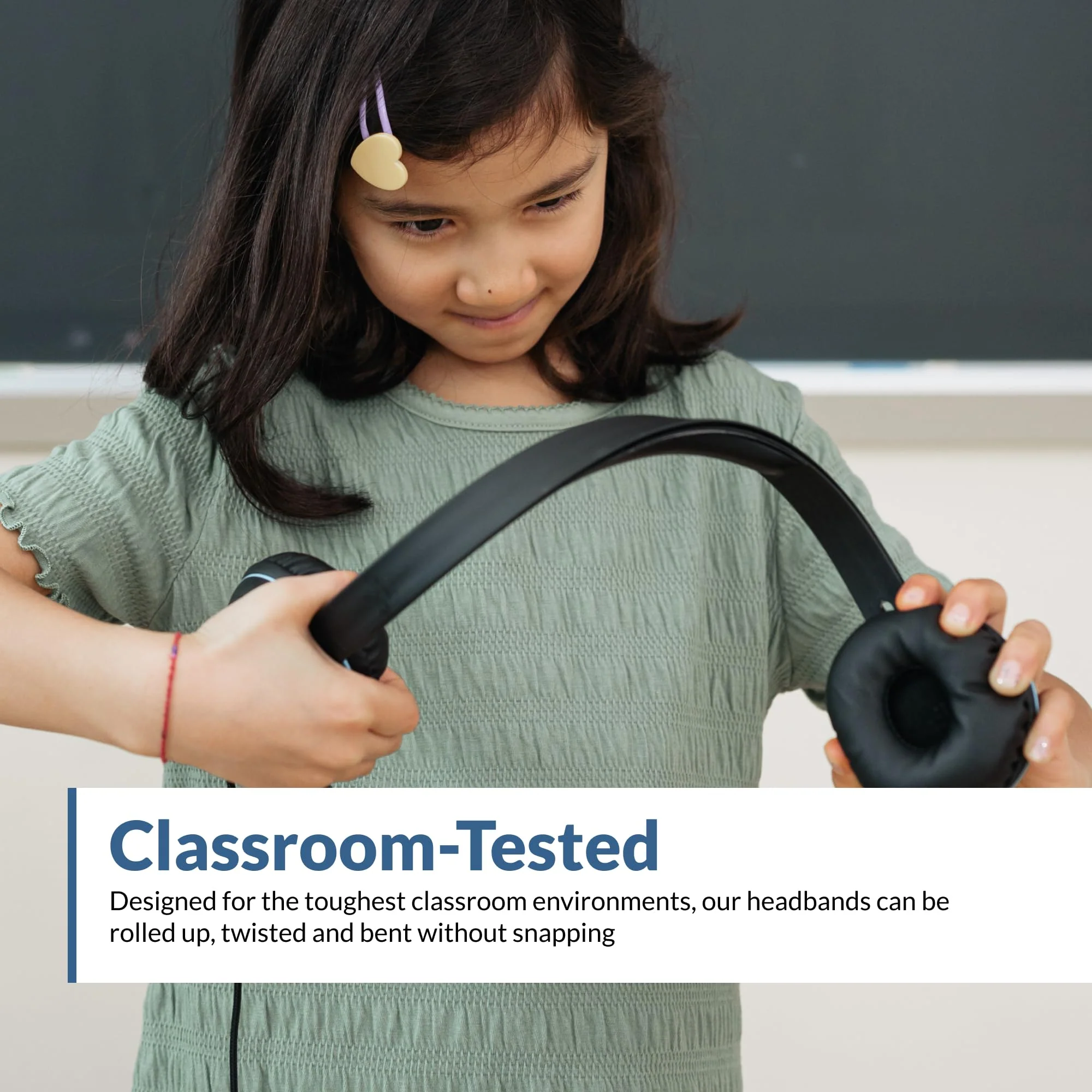 Cyber Acoustics 3.5mm Stereo Headset (AC-5002) – Durable, Crisp, and Clear Communication in Classrooms and at Home 1 pack without adapter - Image 4