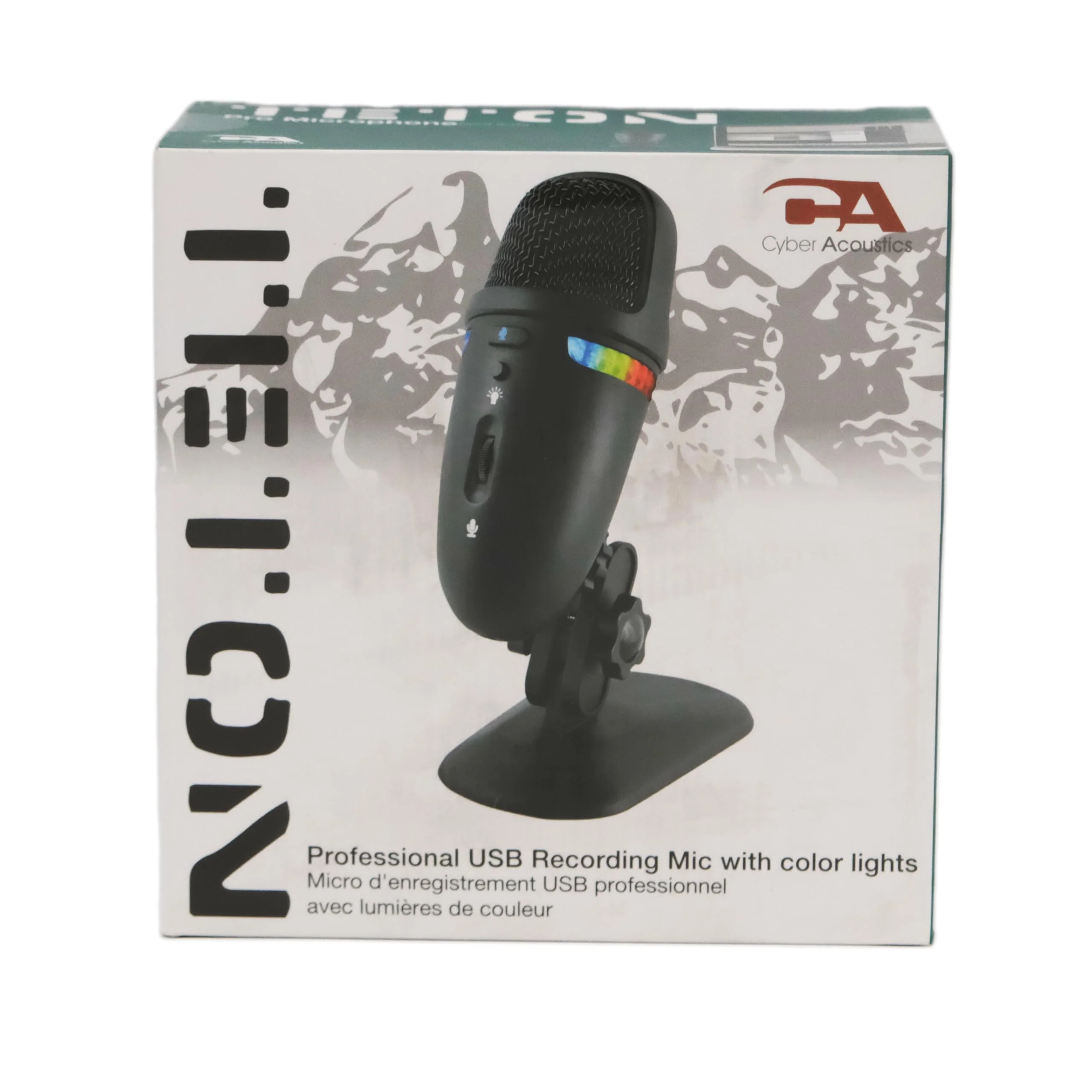 Cyber Acoustics Premium USB Microphone with Dual Recording Patterns - 24-bit Recording Perfect for Podcasting and Vlogging - Compatible with PC and Mac (CVL-2009) CVL-2009 - Image 7