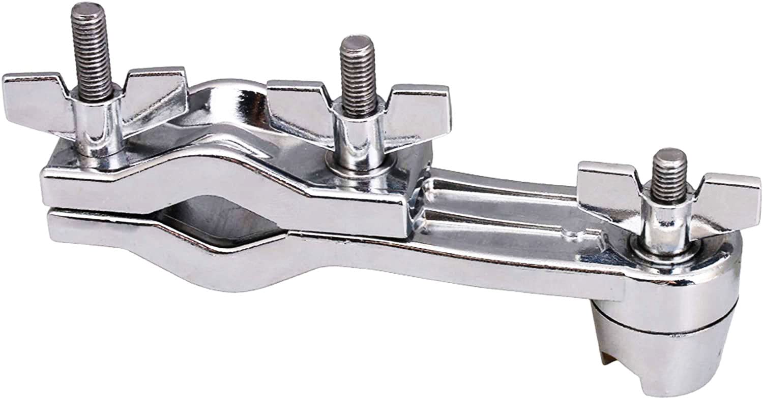Cymbal Clamp Boom Arm Mount Bracket Holder Musical Percussion Drum Set Accessory Silver - Image 3