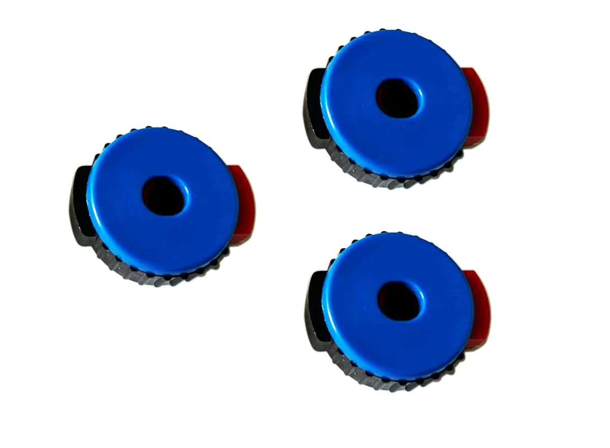 Cymbal Quick Release Nut & Hi Hat Clutch for Cymbal Jazz Drum Parts Accessories 4 Packs (Black) Black - Image 4