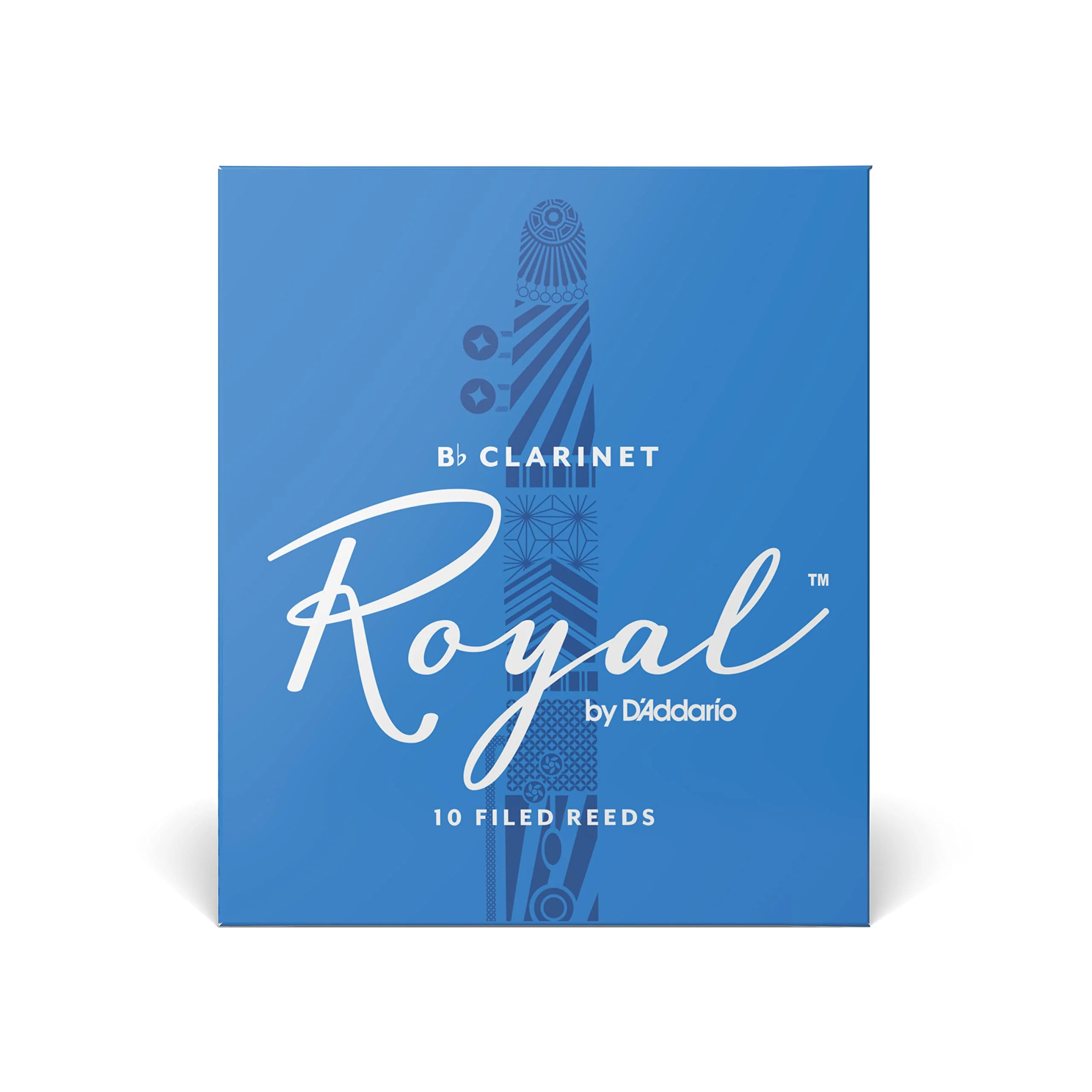 D’Addario Woodwinds - Royal Bb Clarinet Reeds - B Flat Clarinet Reeds - Reeds for Clarinet - Clarinet Bb Reeds - Strong Spine - Filed Cut - Strength 2.0, 10-Pack - Image 2