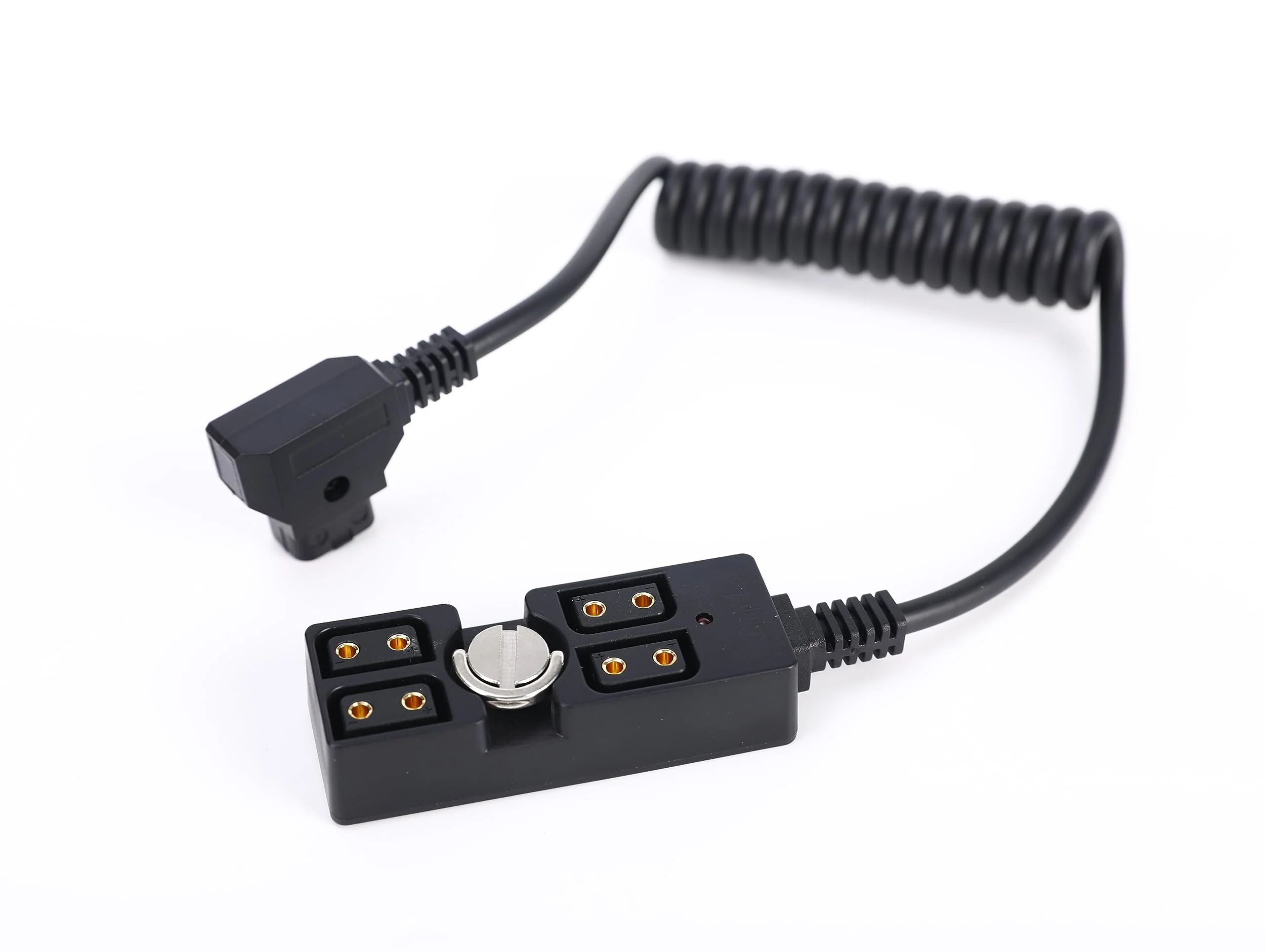 D-tap Male to 4 Port Female Splitter Power Cable Hub Connector Suitable for Anton Bauer V-Mount ARRI RED Camera TILTA Steadicam IDX Battery, with Indicator Light for D-Tap outputs X - Image 5