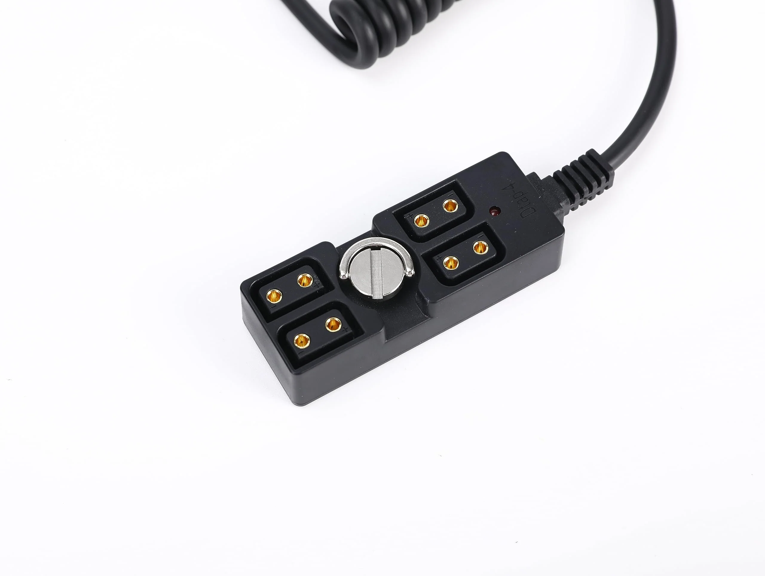 D-tap Male to 4 Port Female Splitter Power Cable Hub Connector Suitable for Anton Bauer V-Mount ARRI RED Camera TILTA Steadicam IDX Battery, with Indicator Light for D-Tap outputs X - Image 6