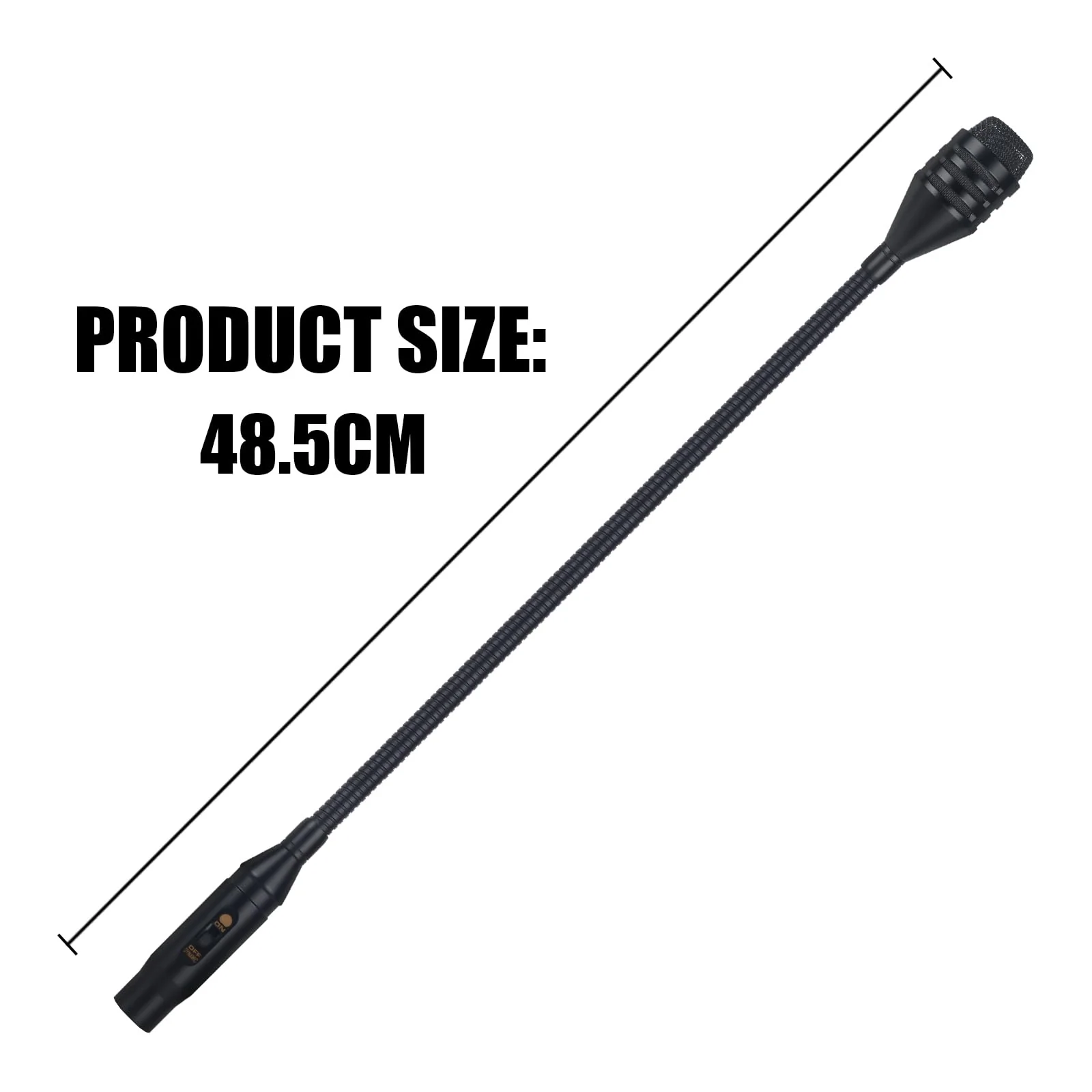D2 Flexible Professional Dynamic bob Barker Microphone with switchgear for Video Conference, Singing, Karaoke DJ Mixer Dedicated Disc KTV Bar Gooseneck DJ Mic,3-pin XLR - Image 5