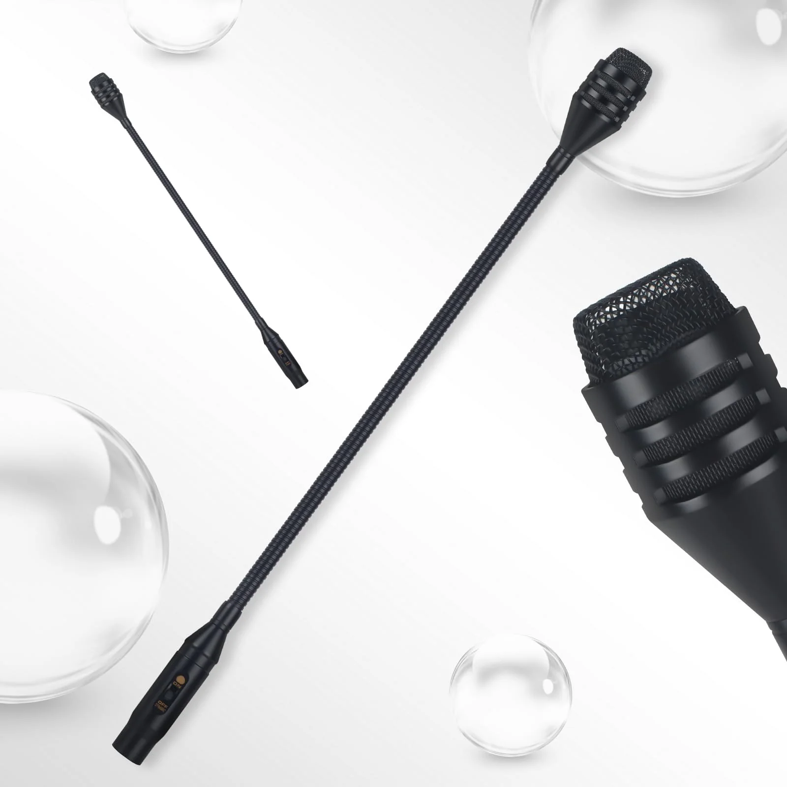 D2 Flexible Professional Dynamic bob Barker Microphone with switchgear for Video Conference, Singing, Karaoke DJ Mixer Dedicated Disc KTV Bar Gooseneck DJ Mic,3-pin XLR - Image 9