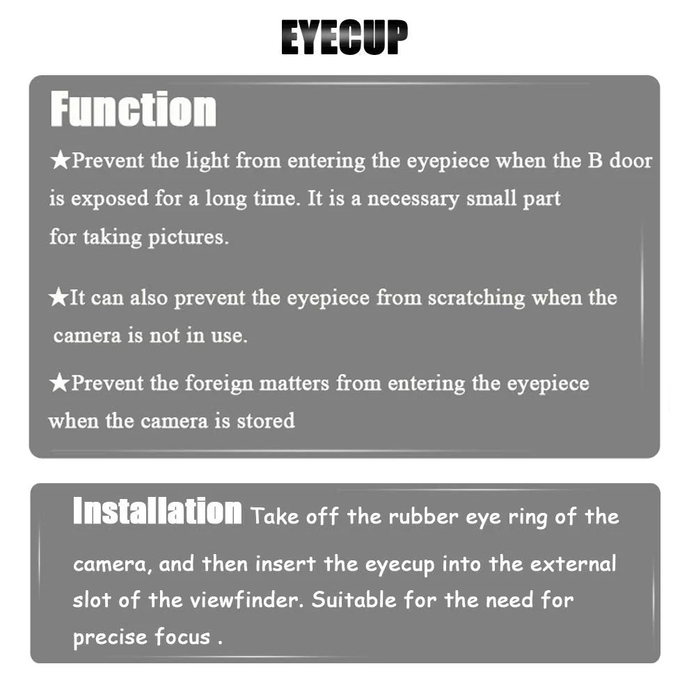 D5600 Viewfinder Eyepiece Eyecup Eye Cup for Nikon D5600 D5500 D5300 D3500 D3400 D3300 Digital Camera [2Packs], Replace eyepiece DK-25, Fire Rock Camera Eyecup Accessories DK25 - Image 5