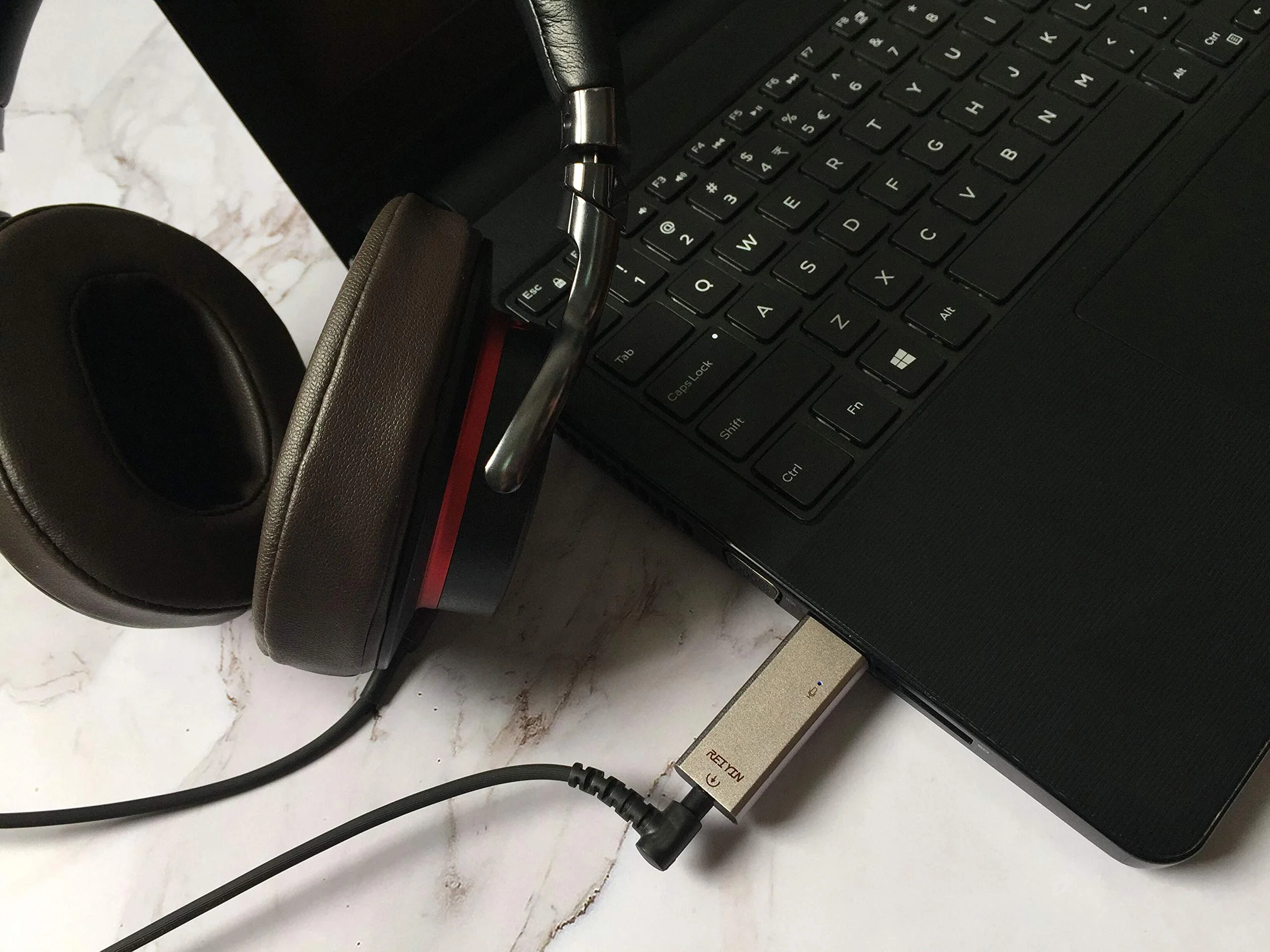 DA-02 DAC 192khz 24bit Audio Adapter with Optical Headset Output for PC PS4 Game devices - Gray - Image 4