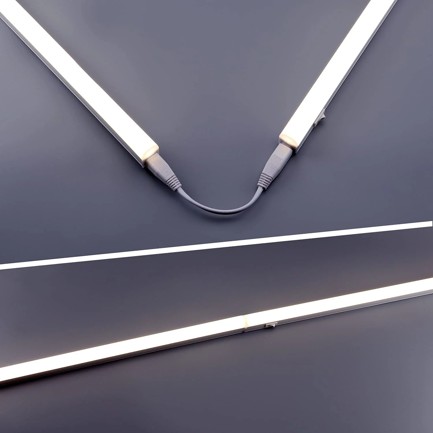 da LIGHT LED Under-Unit Light Kitchen 14 W 87.5 cm 1250 lm 4000 K Neutral White Under-Unit Light Strip Kitchen Lamp Cabinet Lighting Super Bright White for Kitchen Cabinet Expandable with Plug-In 4000 K, Set of 1 87.5cm - Image 7