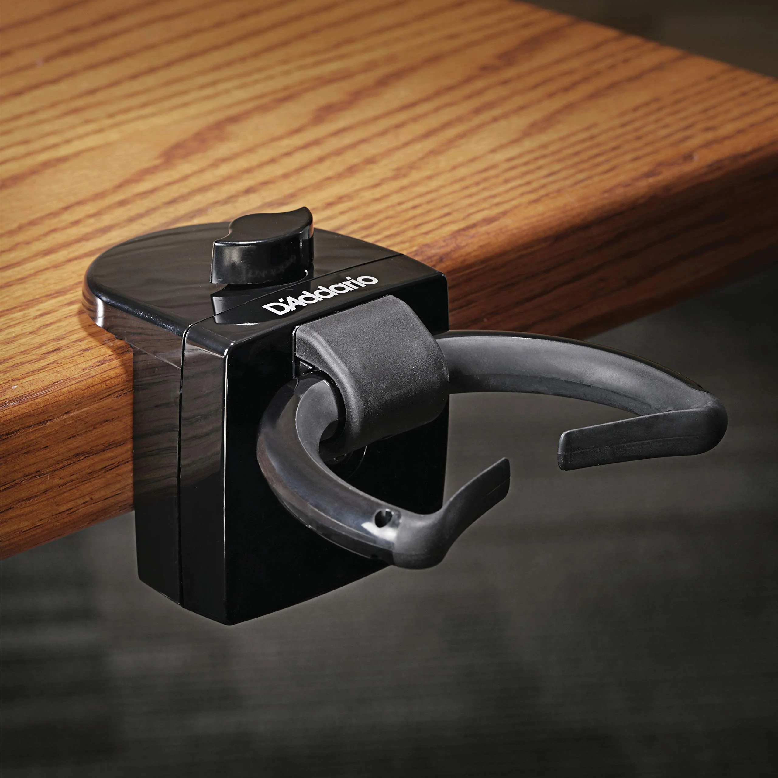 D'Addario Accessories Guitar Dock - Adjustable Clamp Guitar Neck Rest - Fits to Any Flat Surface with Edge - Rotates for Multiple Angles - Image 2