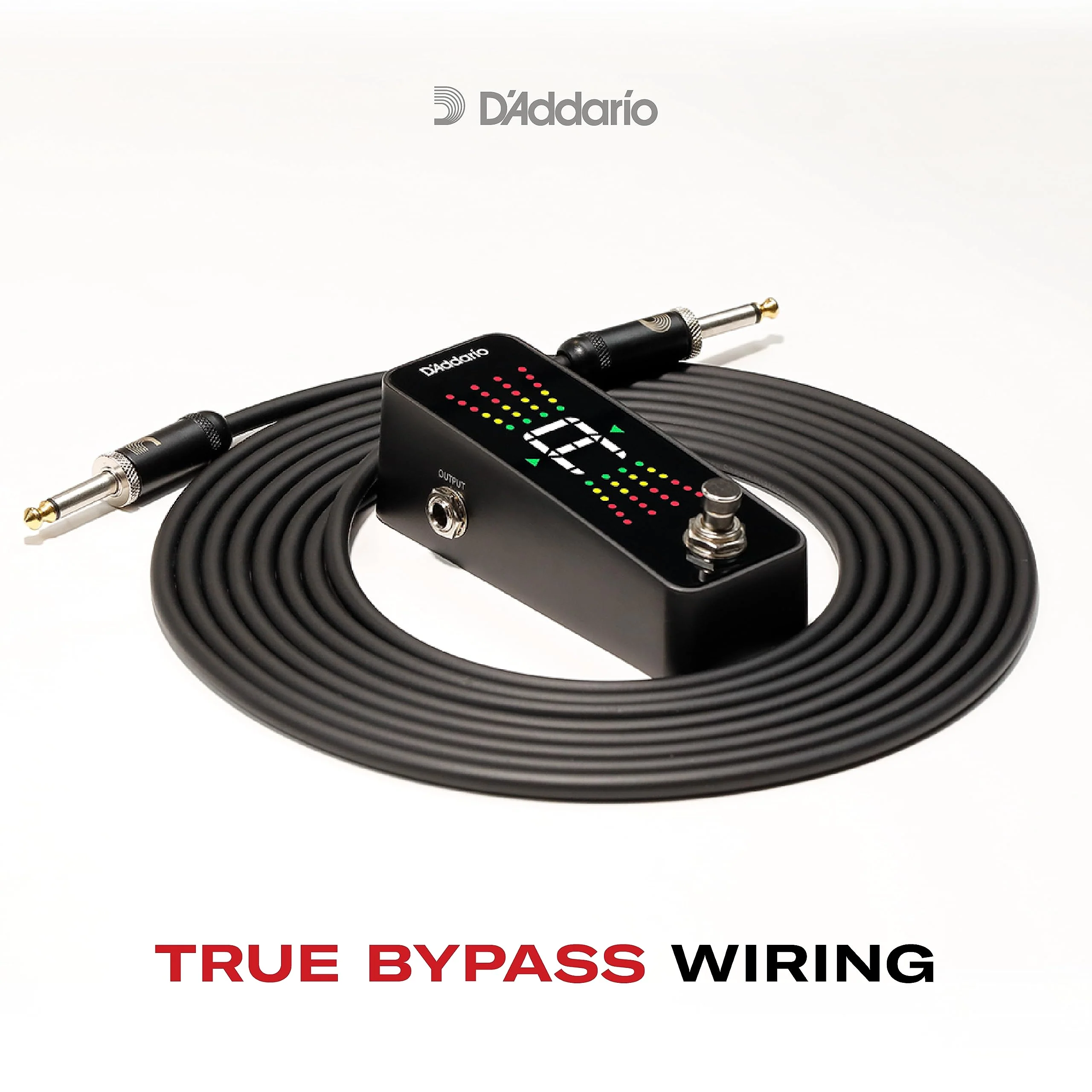 D'Addario Accessories Guitar Tuner Pedal - Chromatic Tuner for Electric Guitars, Bass Guitars and More - Rugged Aluminum Enclosure - Fast and Accurate - True Bypass with Full Color Display Pedal Tuner - Image 6