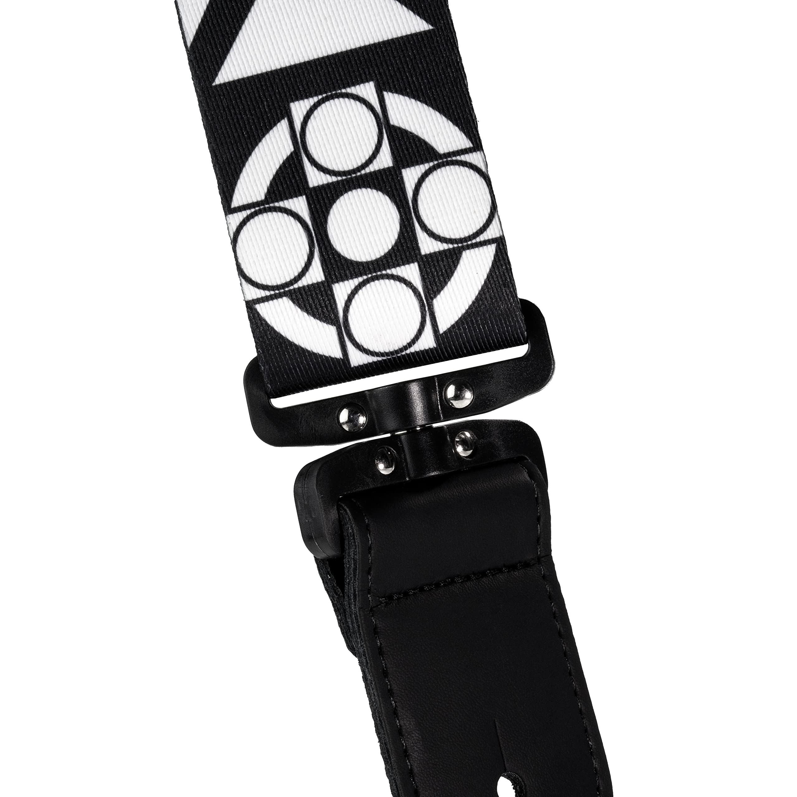 D'Addario Accessories Joe Satriani Swivel Guitar Strap, Crosses, Black, Large - Image 2