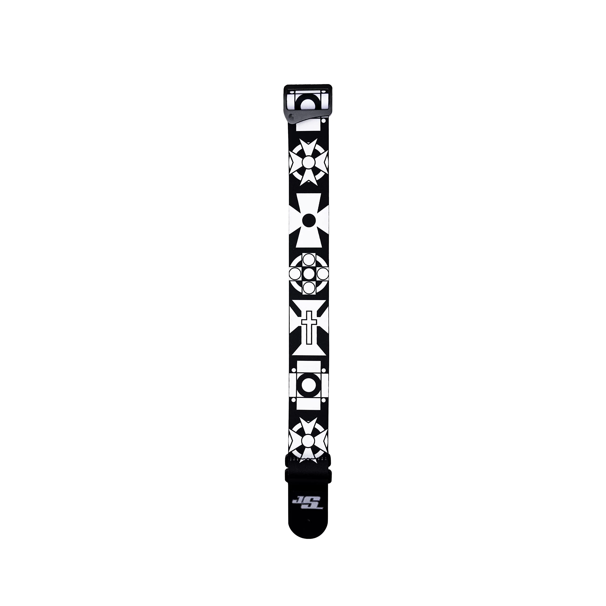 D'Addario Accessories Joe Satriani Swivel Guitar Strap, Crosses, Black, Large - Image 4