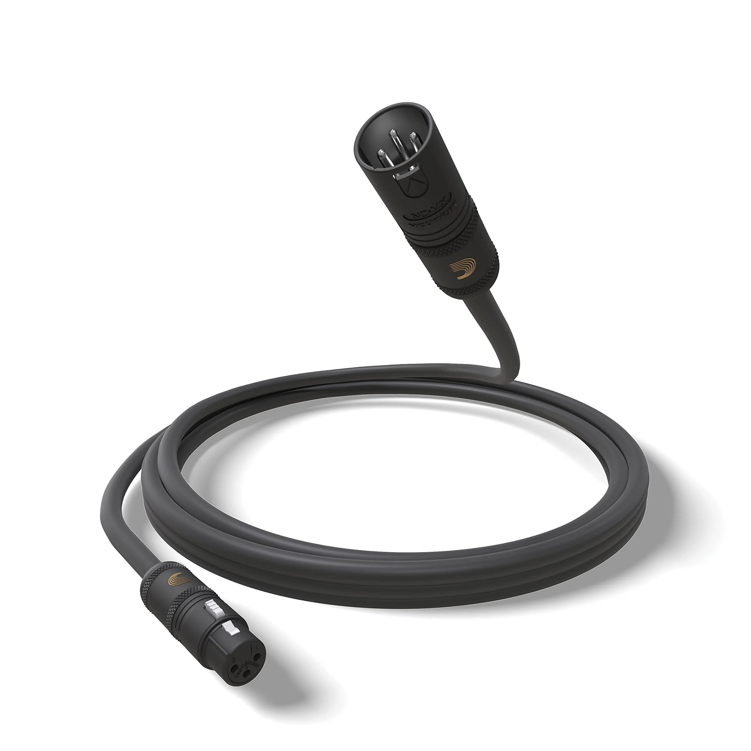 D'Addario Accessories Microphone Cable - XLR Cable - Copper Braid Shield - Optimal Signal Transfer - American Stage - 10 Feet/3.05 Meters - 1 Pack - Image 4