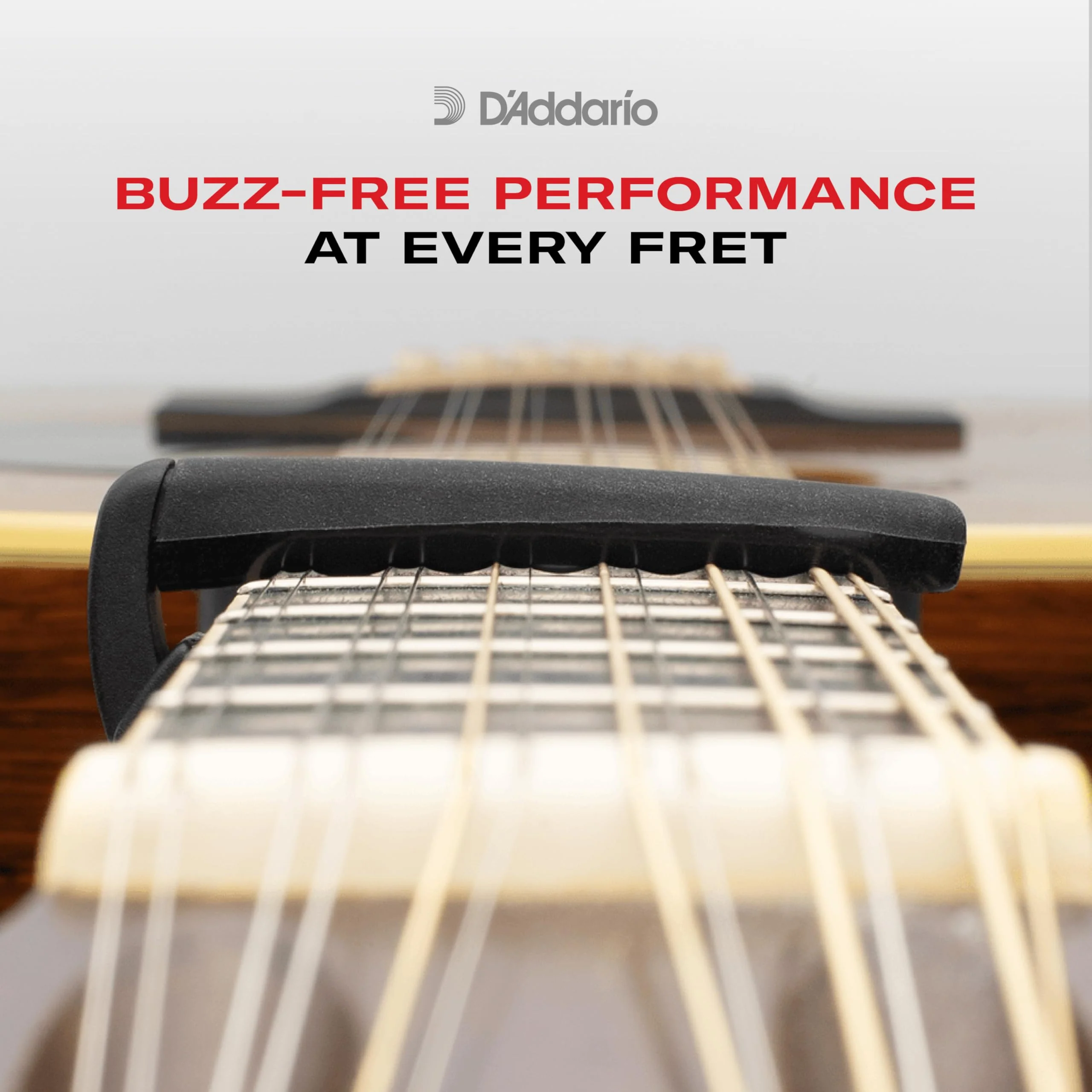 D'Addario Accessories NS Banjo Capo, Mandolin Capo - For 4 or 5 String Banjos and Mandolins - Micrometer Tension Adjustment for Buzz-Free, In-Tune Performance - Black - Image 2