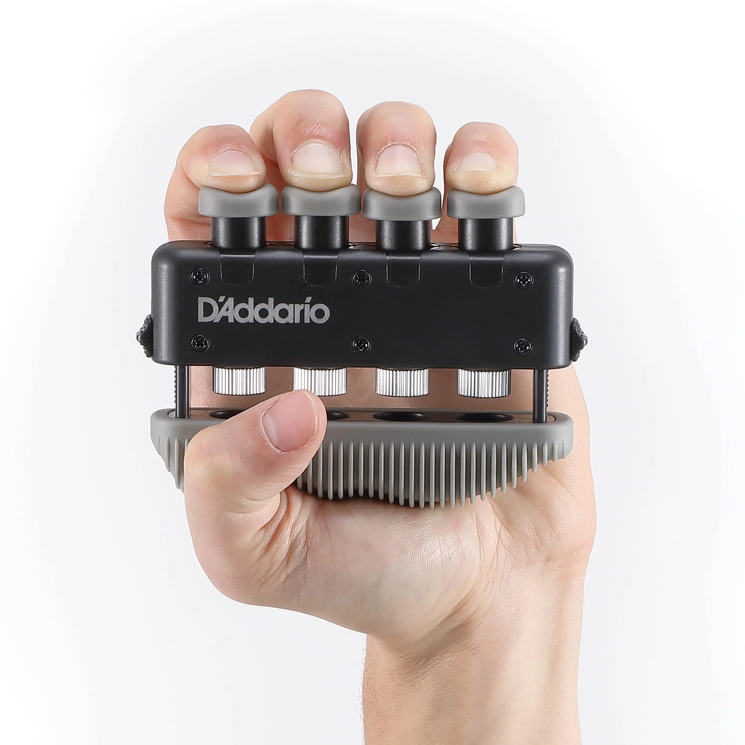 D'Addario Accessories Varigrip+ Finger Strengthener - Finger Exerciser & Guitar Trainer with Simulated Strings for Callus Building - Strengthening & Coordination Tool for Guitar Players - Image 3