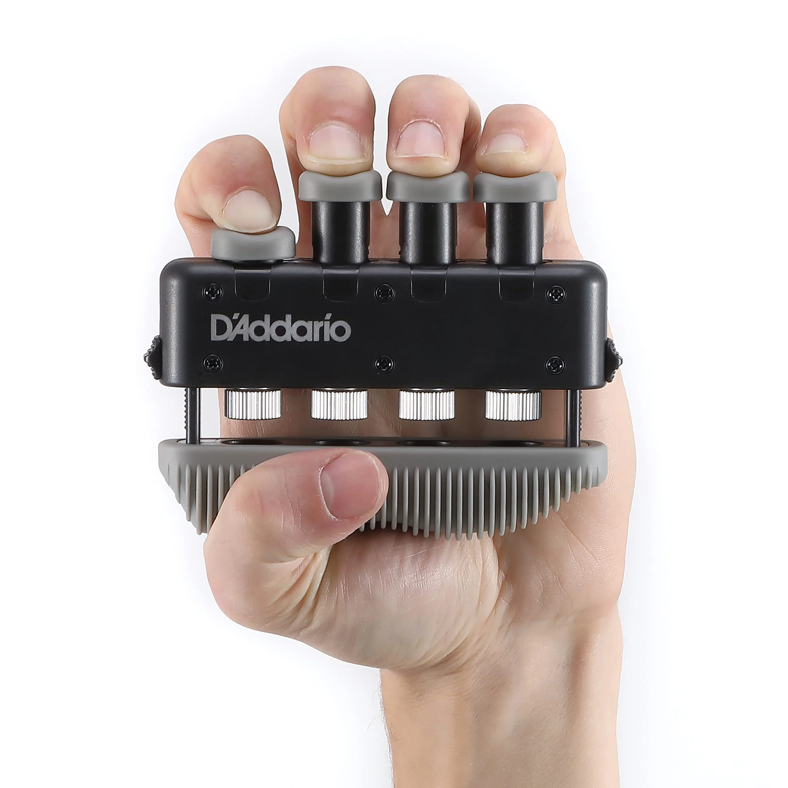 D'Addario Accessories Varigrip+ Finger Strengthener - Finger Exerciser & Guitar Trainer with Simulated Strings for Callus Building - Strengthening & Coordination Tool for Guitar Players - Image 4