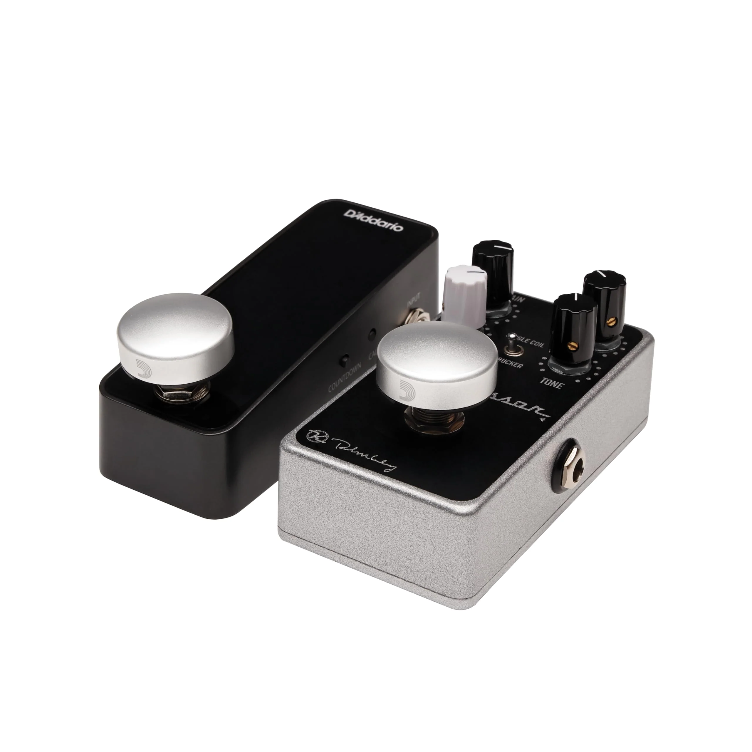 D'Addario Accessories XPND Guitar Pedal Footswitch Topper - Guitar Pedal Button Caps - Silver, 2-Pack - Image 4