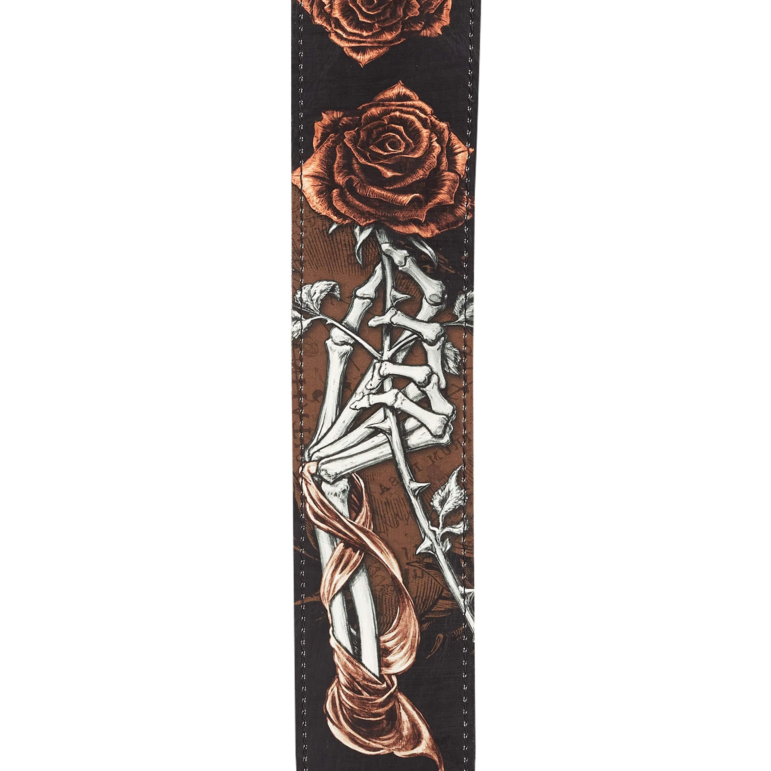 D'Addario Alchemy Leather Guitar Strap, Cryptorosa, 25LAL05 - Image 2