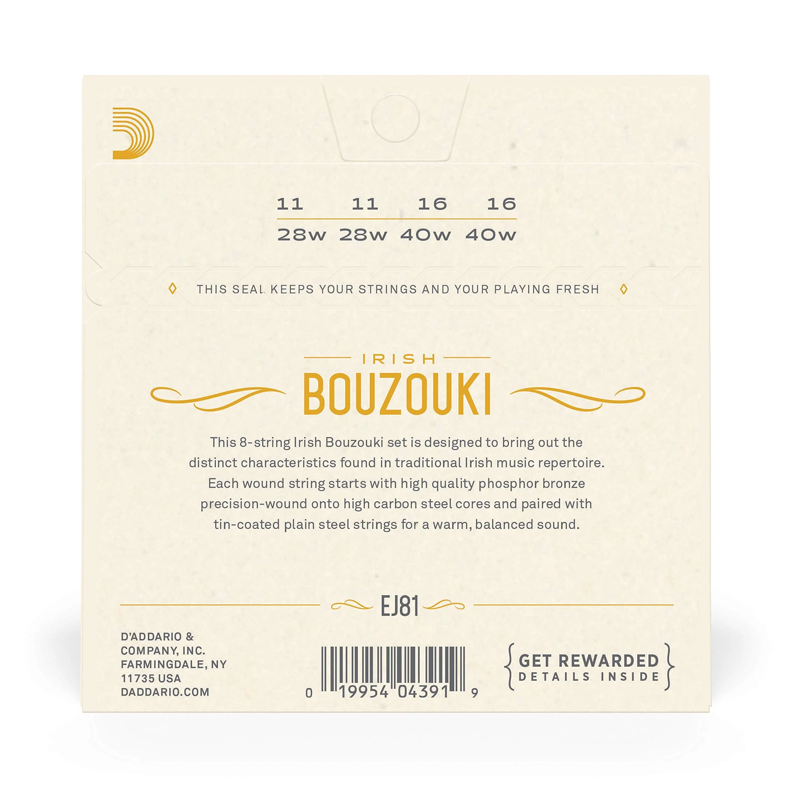 D'Addario EJ81 Irish Bouzouki Strings - Image 3