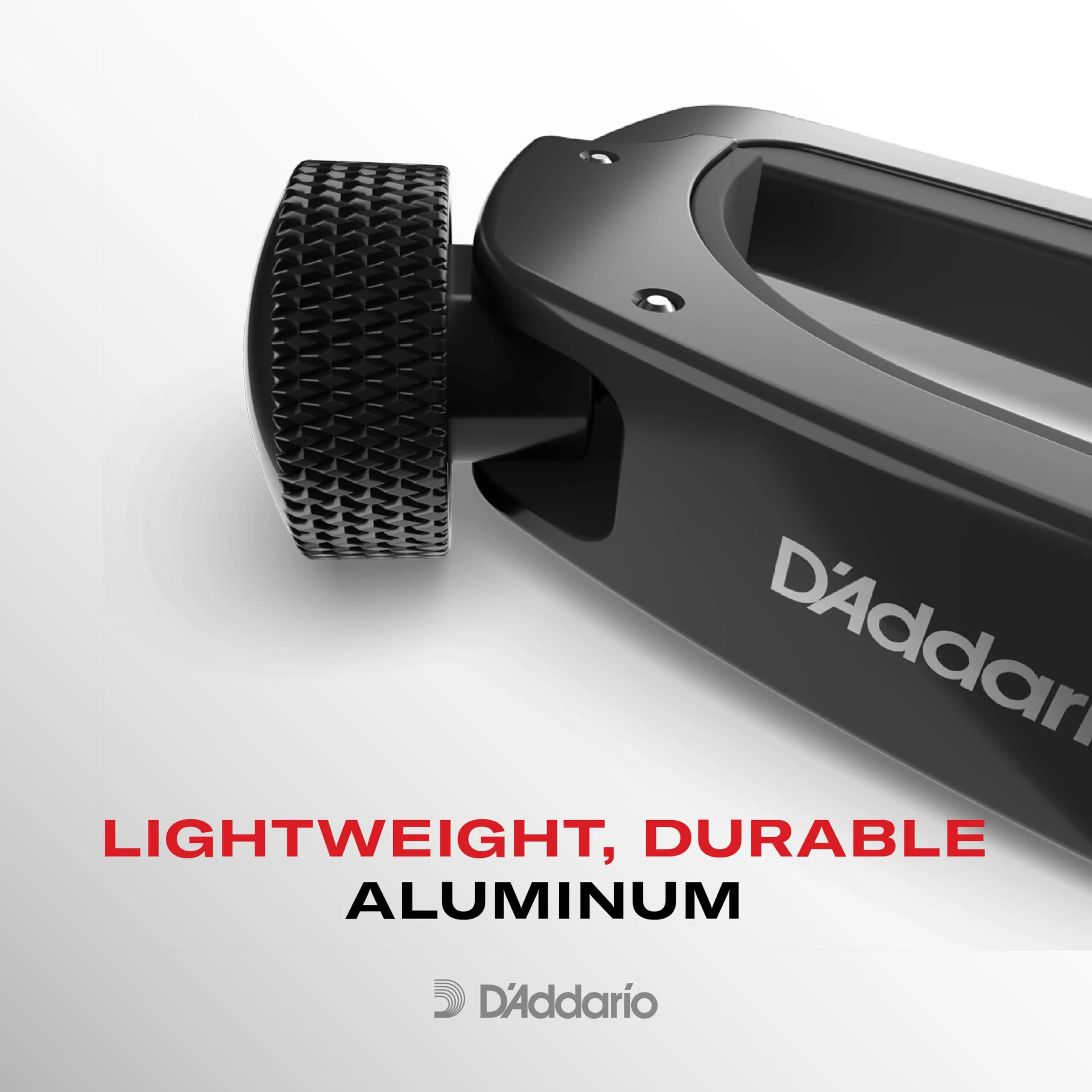 D'Addario Guitar Capo for Acoustic and Electric Guitar - NS Capo Lite - Adjustable Tension - Guitar Accessories - Works for 6 String and 12 String Guitars - Lite - (Black) Black, Lite 6 or 12 String Acoustic & Electric - Image 5