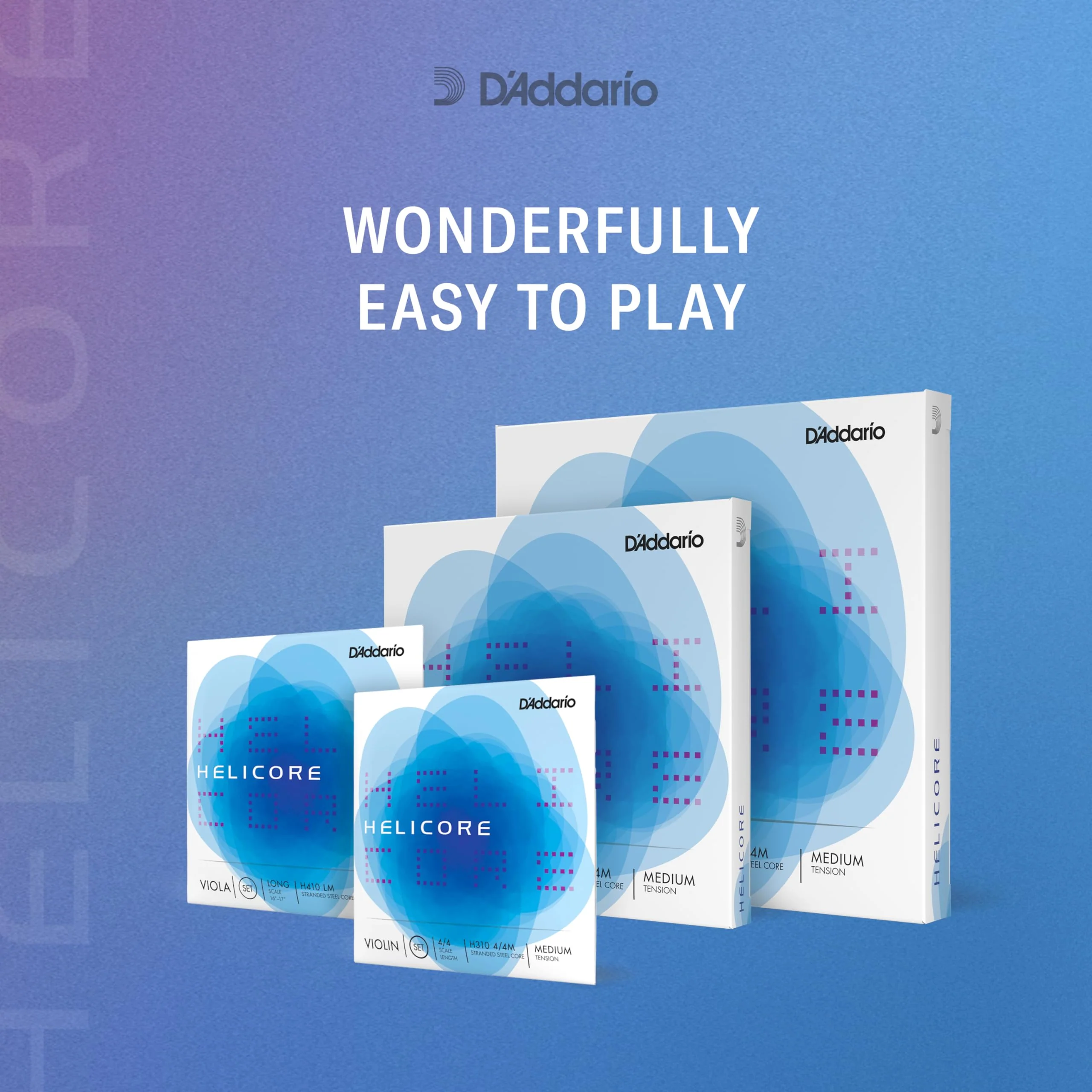 D'Addario Helicore Hybrid Bass Single A String, 3/4 Scale, Medium Tension - Image 2