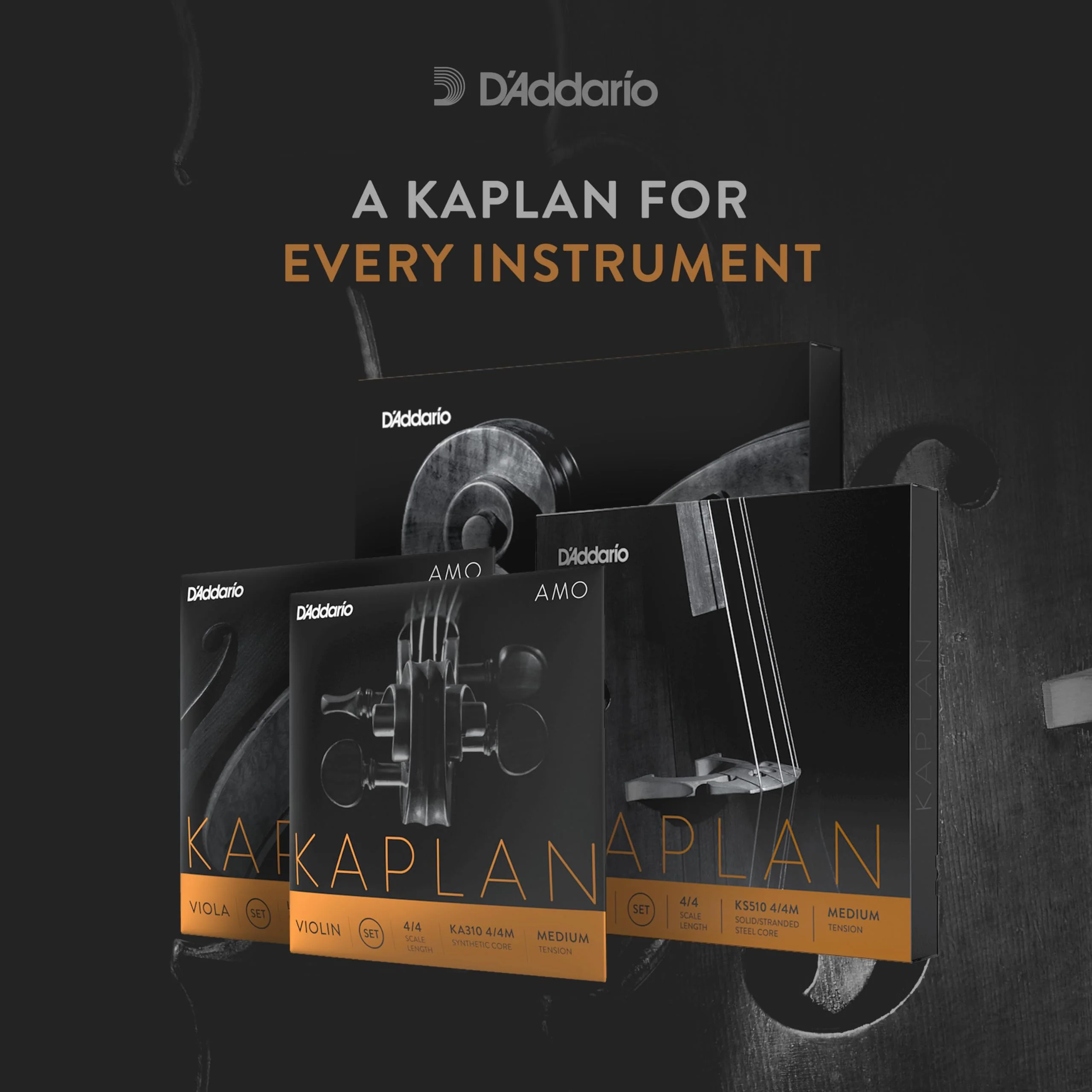 D'Addario Kaplan Bass String - Single G String - K611 3/4M - For Upright Bass, Double Bass - 3/4 Scale, Medium Tension - Image 2
