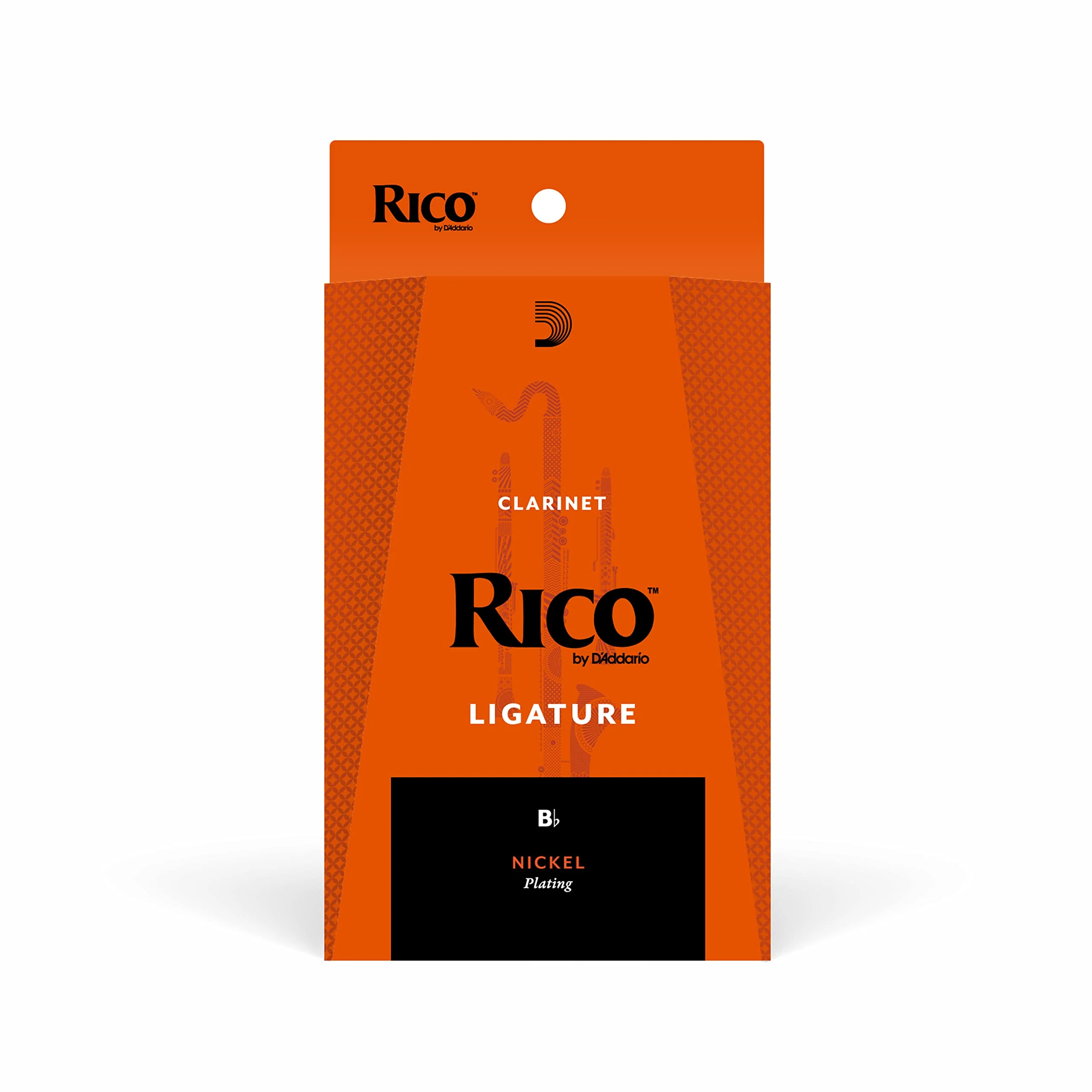 D'Addario Ligature, Bb Clarinet, Nickel Plated, Ligature Only - RCL1LN - Image 3