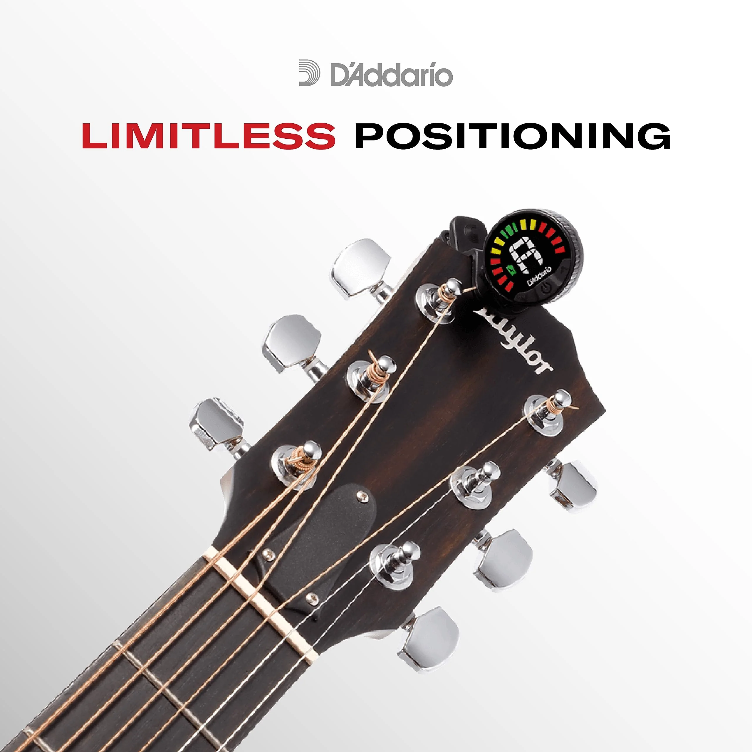D'Addario Nexxus 360 Rechargeable Violin Tuner - Clip On Tuner for Violin - Auto Powers Off - Adjustable Full Color LED Screen - Image 4