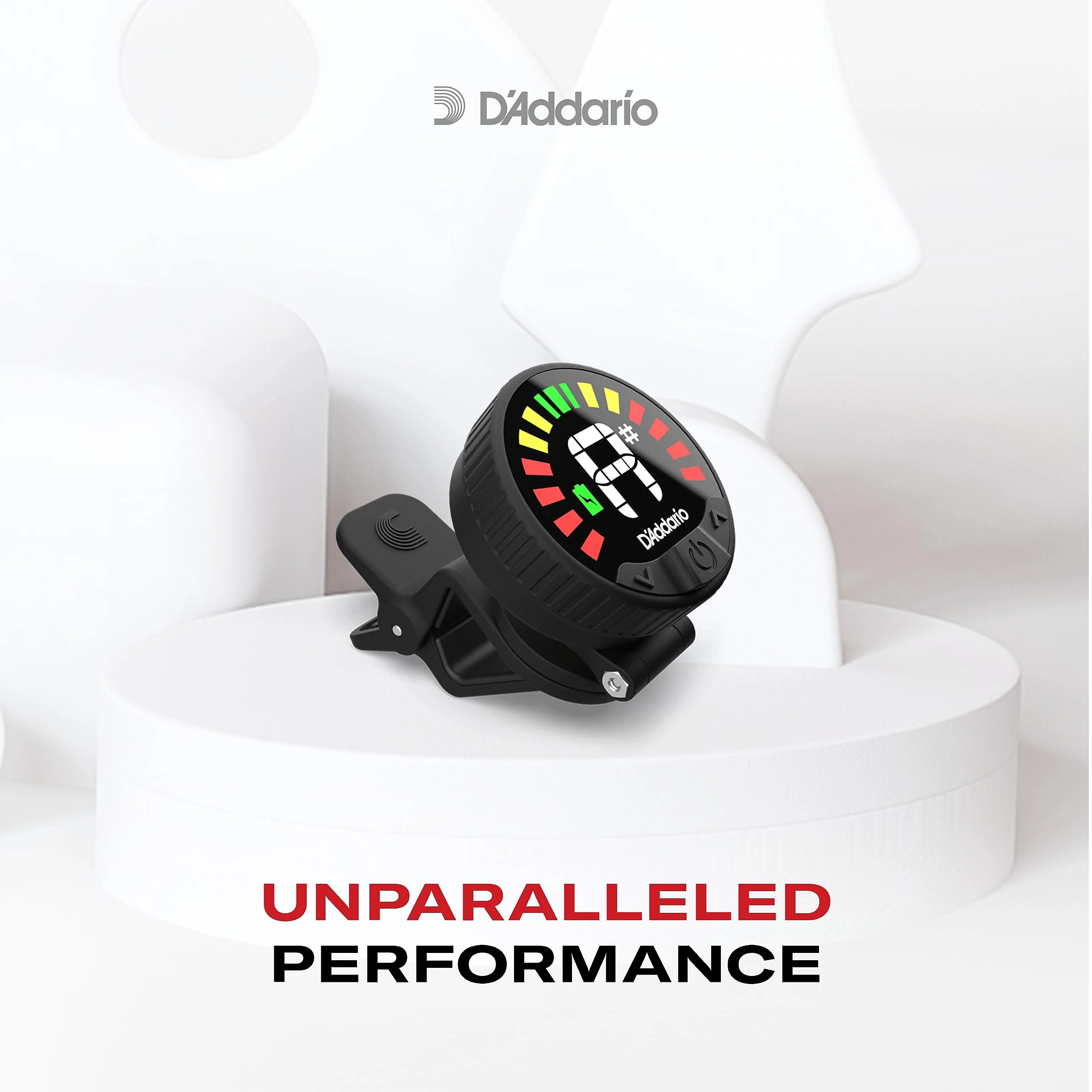 D'Addario Nexxus 360 Rechargeable Violin Tuner - Clip On Tuner for Violin - Auto Powers Off - Adjustable Full Color LED Screen - Image 5