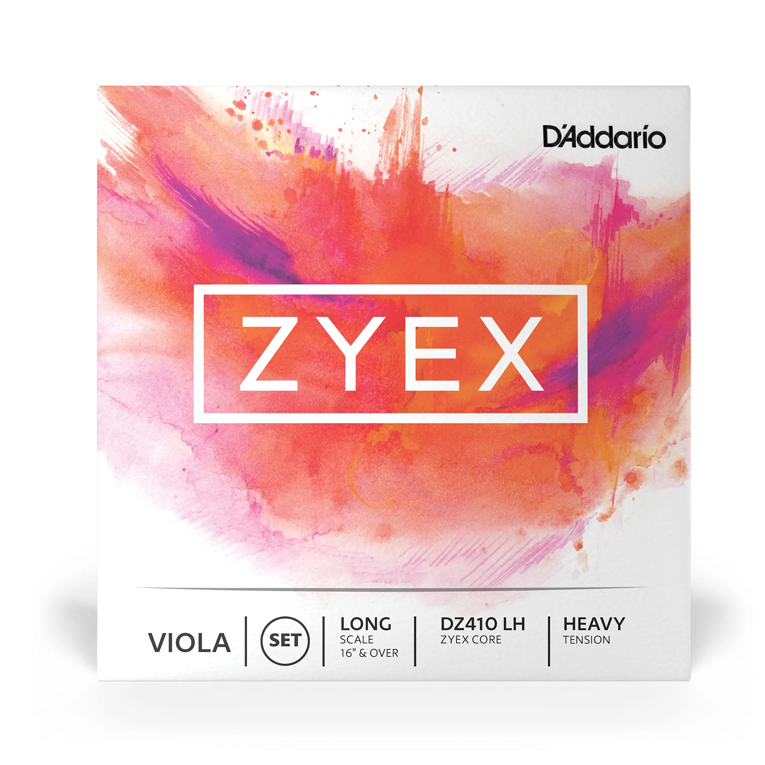 D'Addario Zyex Viola String Set, Long Scale, Heavy Tension Full Set - Image 2