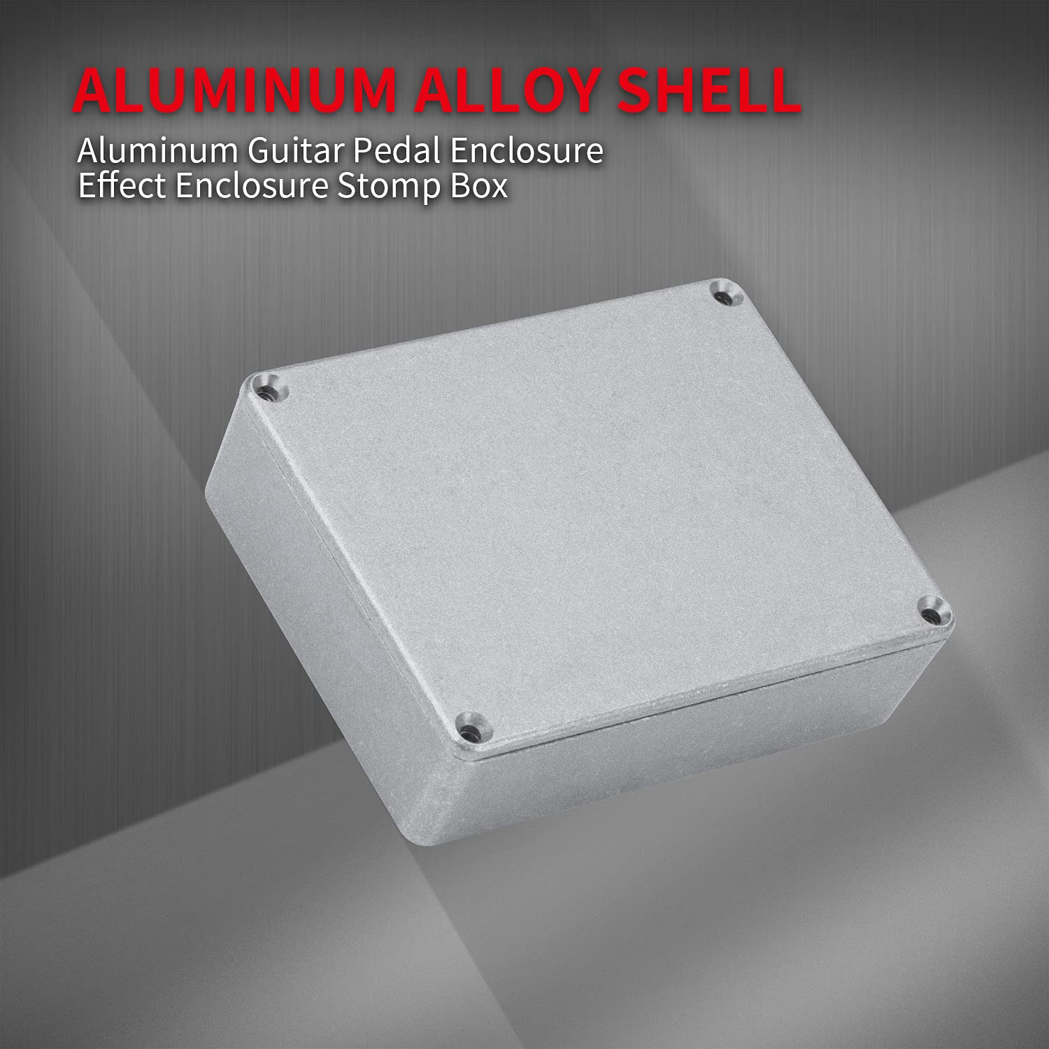 DaierTek 1590XX 1790NS Guitar Effects Pedal Enclosure 145x121x39.5mm Aluminum Metal Stomp Box Case for DIY Effects Box (Pack of 2) - Image 2