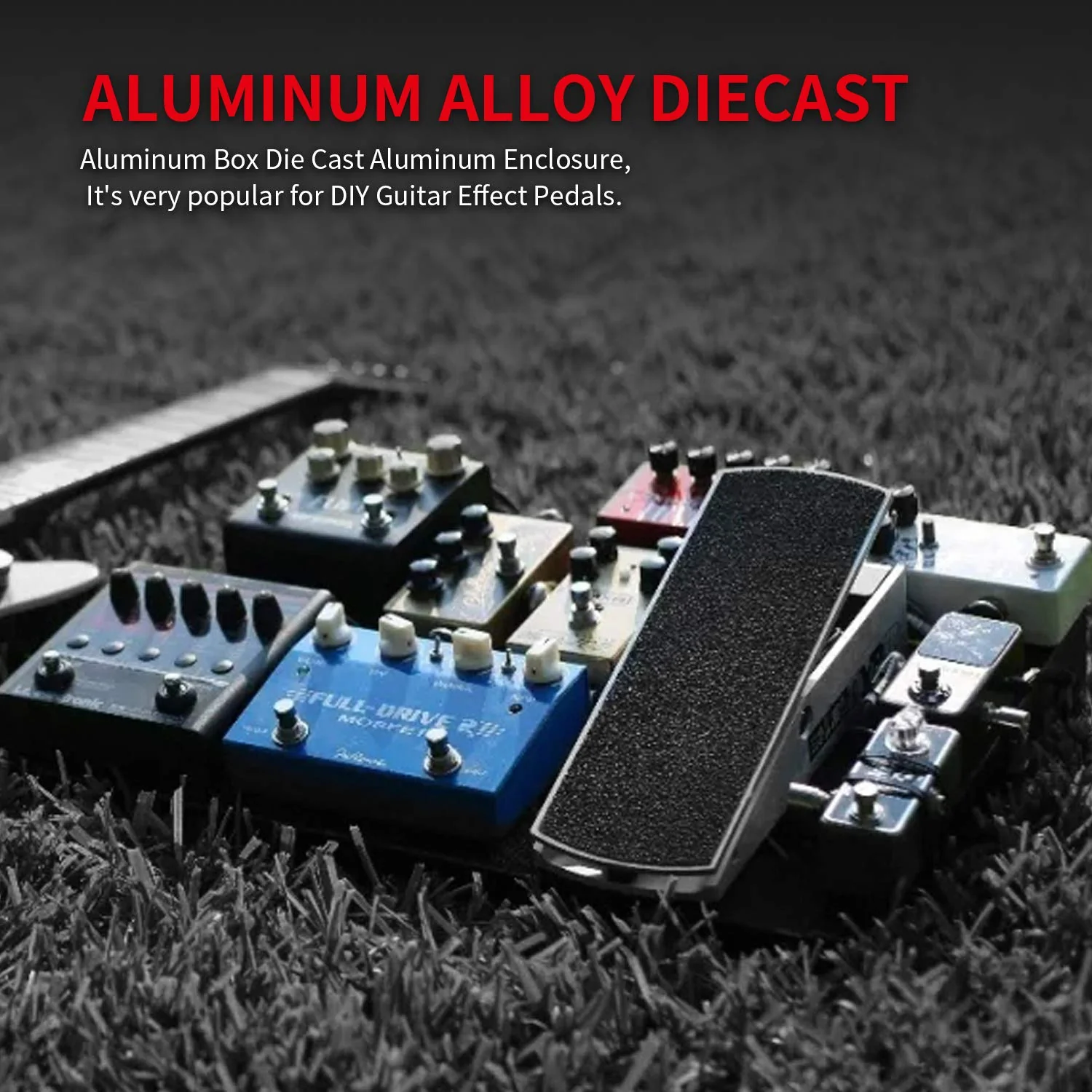 DaierTek 3pcs 1590A Metal Guitar Pedal Enclosure 92x38x31mm Diecast Aluminum Stomp Box Case Unfinished for Guitar Effect - Image 7