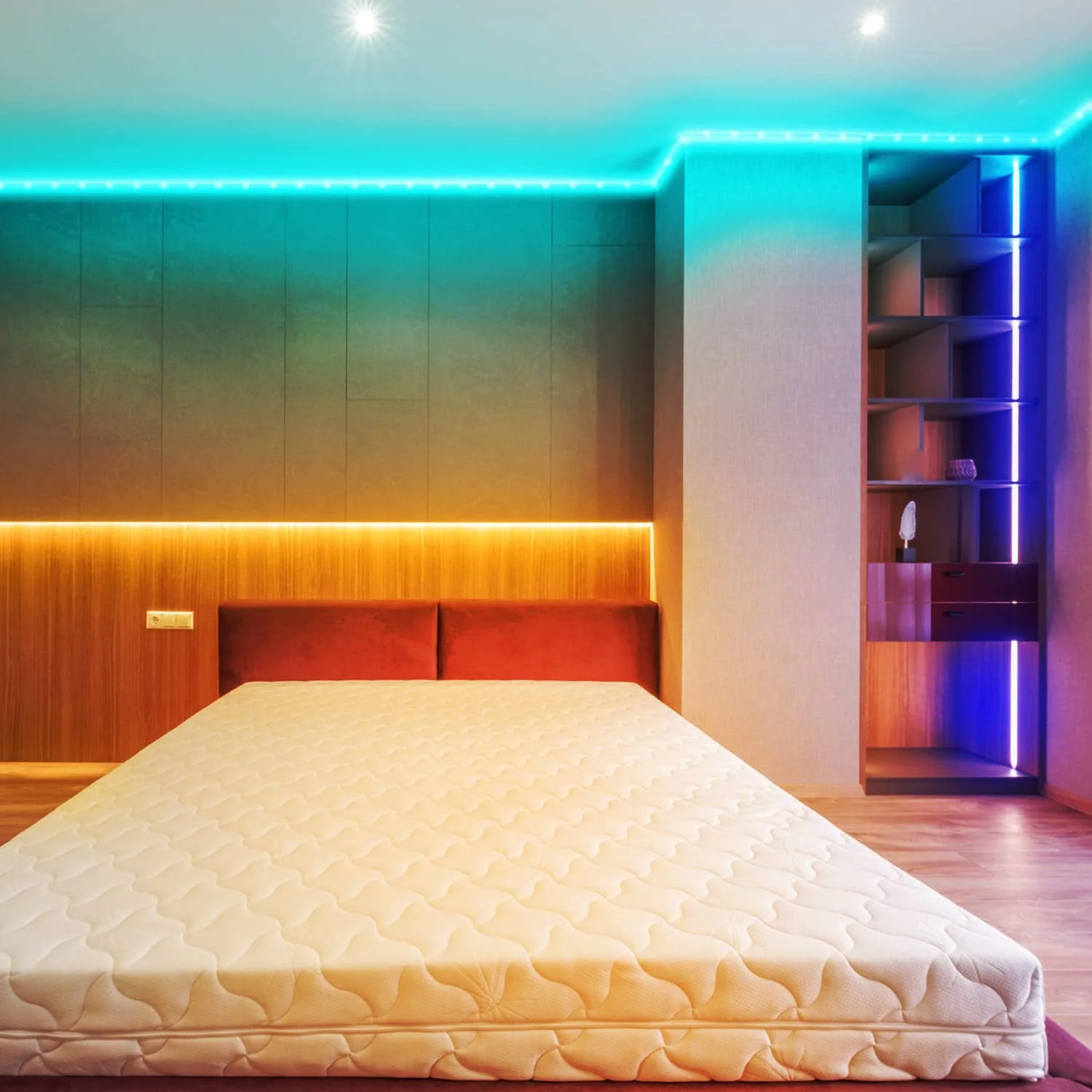 dalattin 100ft Led Lights for Bedroom Led Strip Lights Color Changing Lights with 44 Keys Remote,2 Rolls of 50ft - Image 6