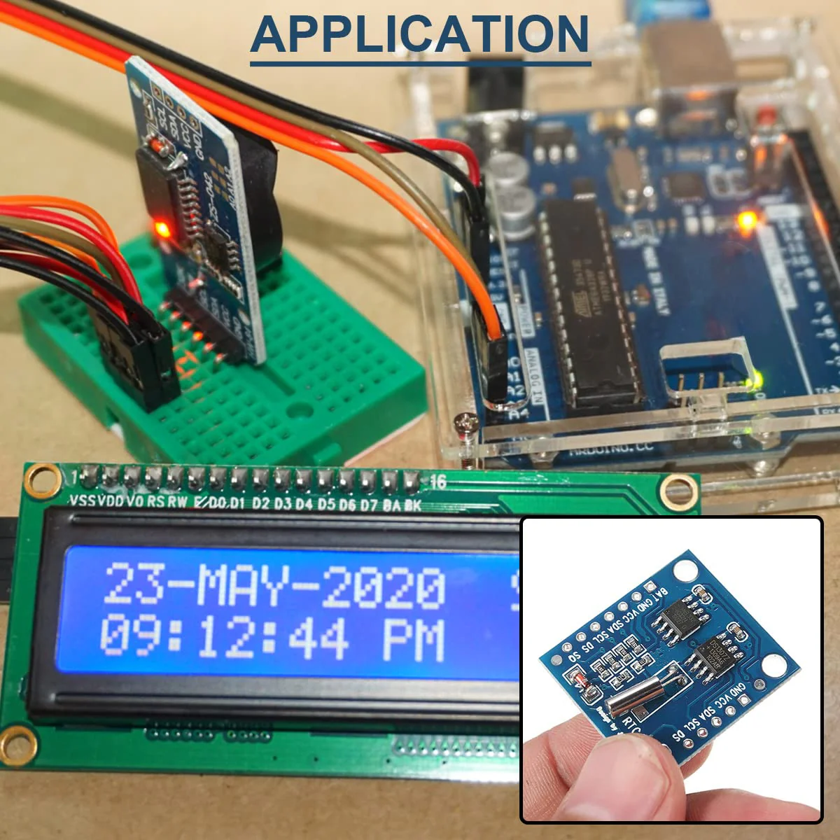 DAOKAI RTC I2C Module DS1307 AT24C32 Real Time Clock Module, High Precision 24C32 Memory Clock Module, Compatible with Arduino AVR PIC 51 ARM (5 Pieces) - Image 7