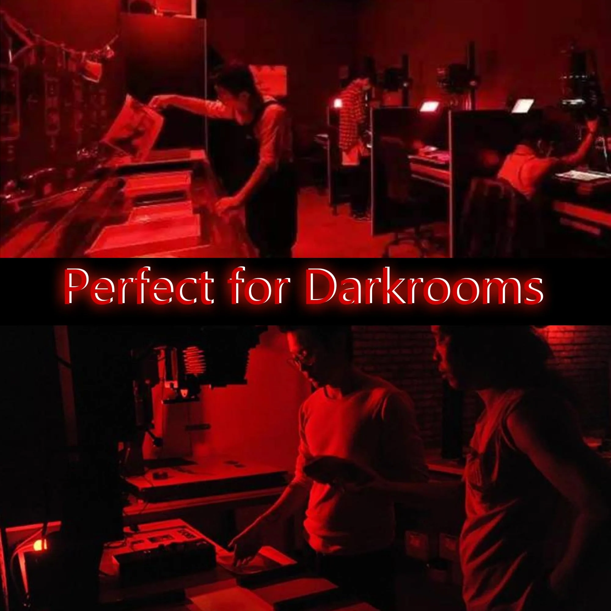 Darkroom Safelights Portable Red Lamp, E27 LED Screw Mouth Wall Light 360 Degree Desk Light with Switch and 180cm Power Cord - Image 4