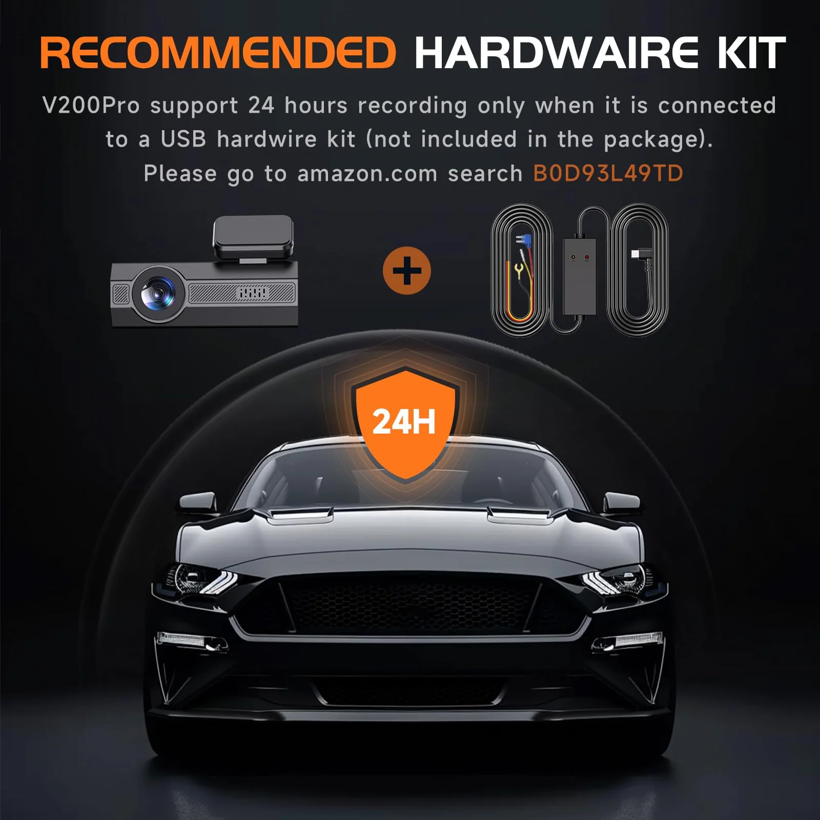 Dash Cam, 2.5K Dash Cam Front, VEEMENT Dash Camera for Cars, 1440P Car Dash Camera with APP, WiFi Dash Cams with WDR Night Vision, 24/7 Parking Monitor Dashcam, 160°Wide, G-Sensor, Mini Car Camera Black - Image 8