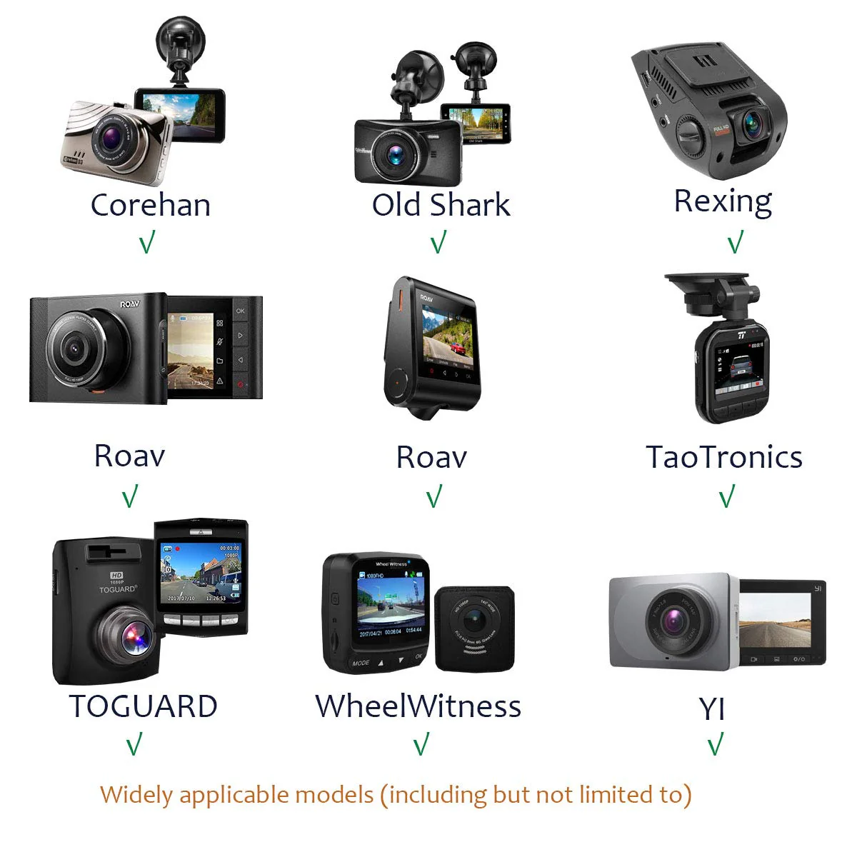 Dash Cam Mirror Mount , with 16 Different Joints, Compatible with APEMAN, UGSHDI, Old Shark, Vantrue, Rexing V1P, YI 2.7", Z-Edge, Peztio, Falcon F170, Roav, KDLINKS X1, Crosstour and 99% Dash Cam - Image 4