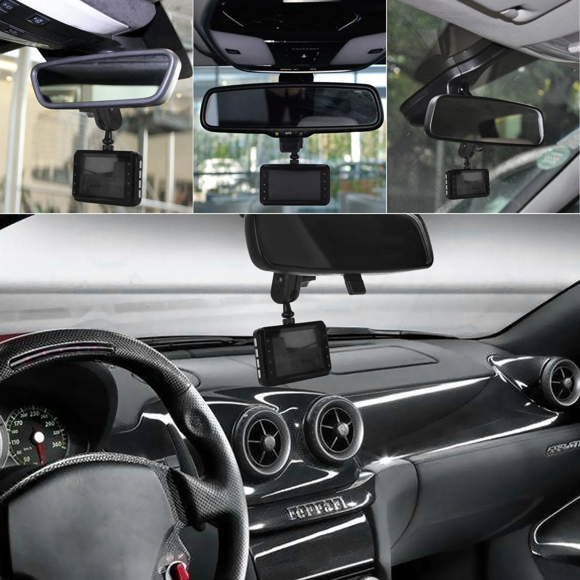 Dash Cam Mirror Mount , with 16 Different Joints, Compatible with APEMAN, UGSHDI, Old Shark, Vantrue, Rexing V1P, YI 2.7", Z-Edge, Peztio, Falcon F170, Roav, KDLINKS X1, Crosstour and 99% Dash Cam - Image 7