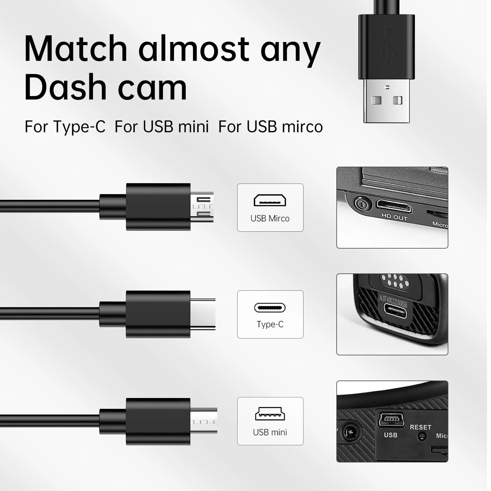 Dash cam Power Adapter 10-pin Type B Compatible with Select Toyota, Lexus, Subaru Models. Connects to Rearview Mirror - Image 5