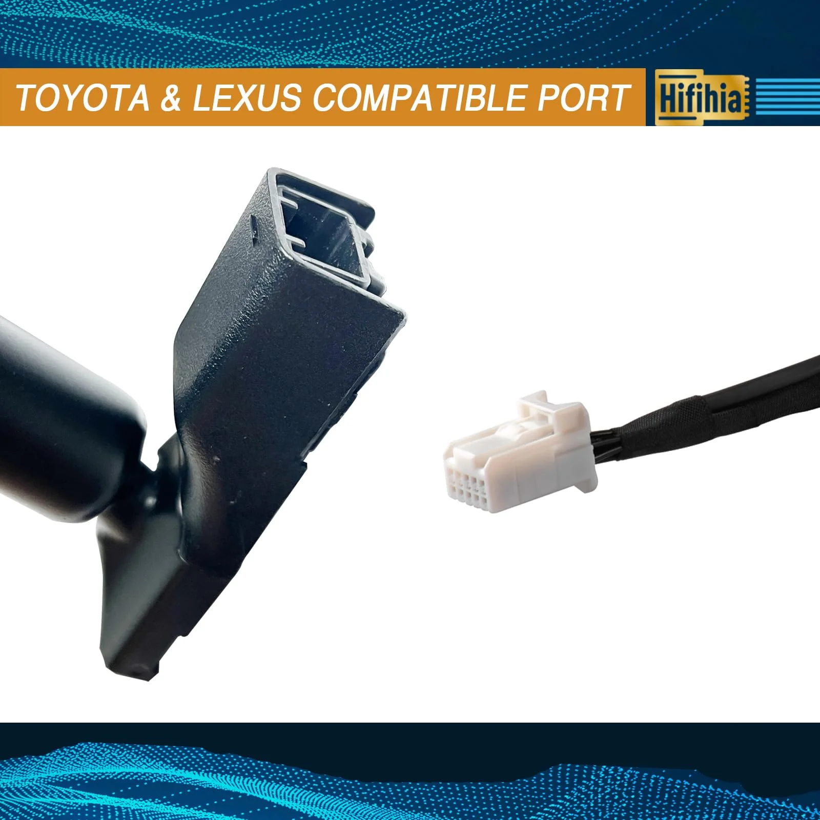 Dash cam Power Adapter 10-Pin Type B Compatible with Toyota Avalon RAV4 Prius Camry & Lexus ES GS RX RC UX & Subaru Models. USB Power Source, Connects to Rear View Mirror, Plug & Play - Image 2