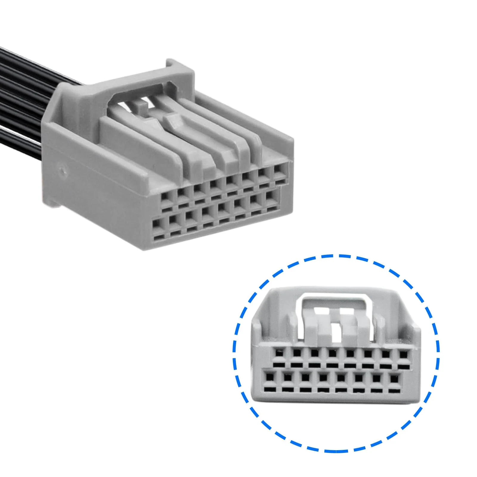 Dashcam Power Adapter 16 Pin (Model B) Custom for Select Honda Models (e.g., Pilot, Ridgeline),Hide The Wires, Connects to Overhead Console(Hidden) - Image 6