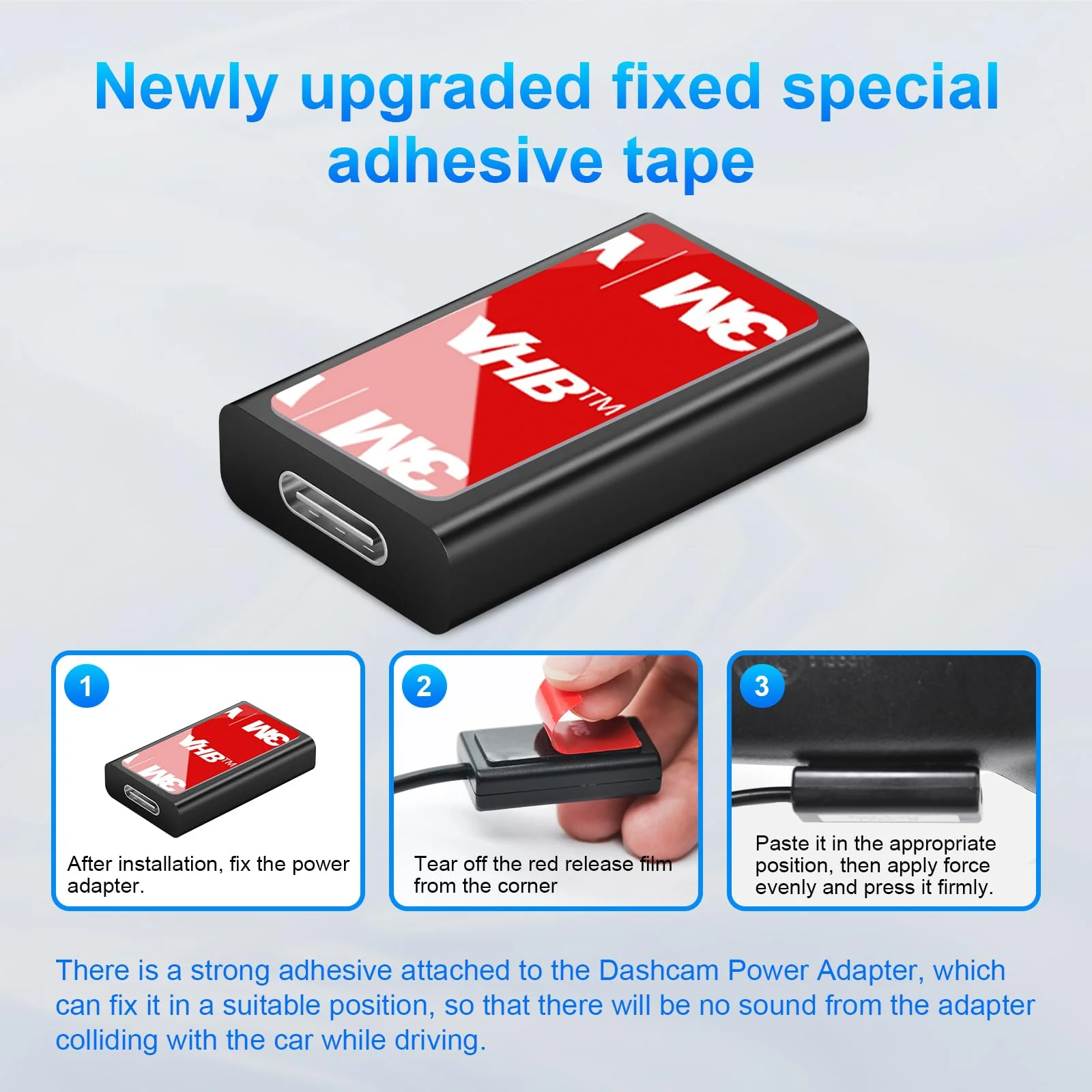 Dashcam Power Adapter Custom for GM 10 Pin (Model A) for Chevy GMC Buick Cadillca,Silverado Sierra Escalade and More,GPS Radar Mirror Camera Dash Cam Adapter,Connect Auto-Dimming Connector (Hidden) - Image 8