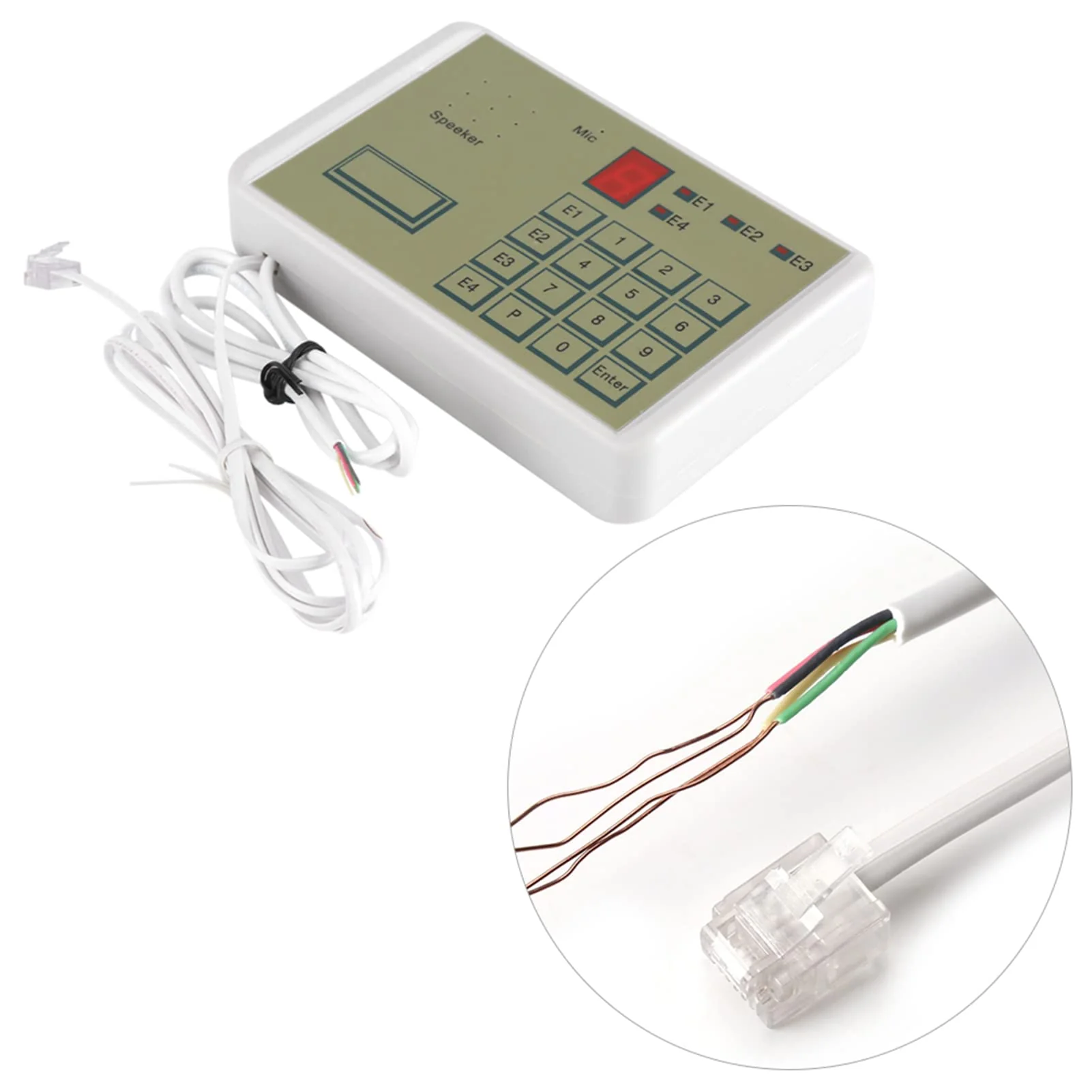 DAUERHAFT Wired Telephone Voice Auto Dialer for Home Security System and House Alarm System with Auto Dial Feature - Image 7
