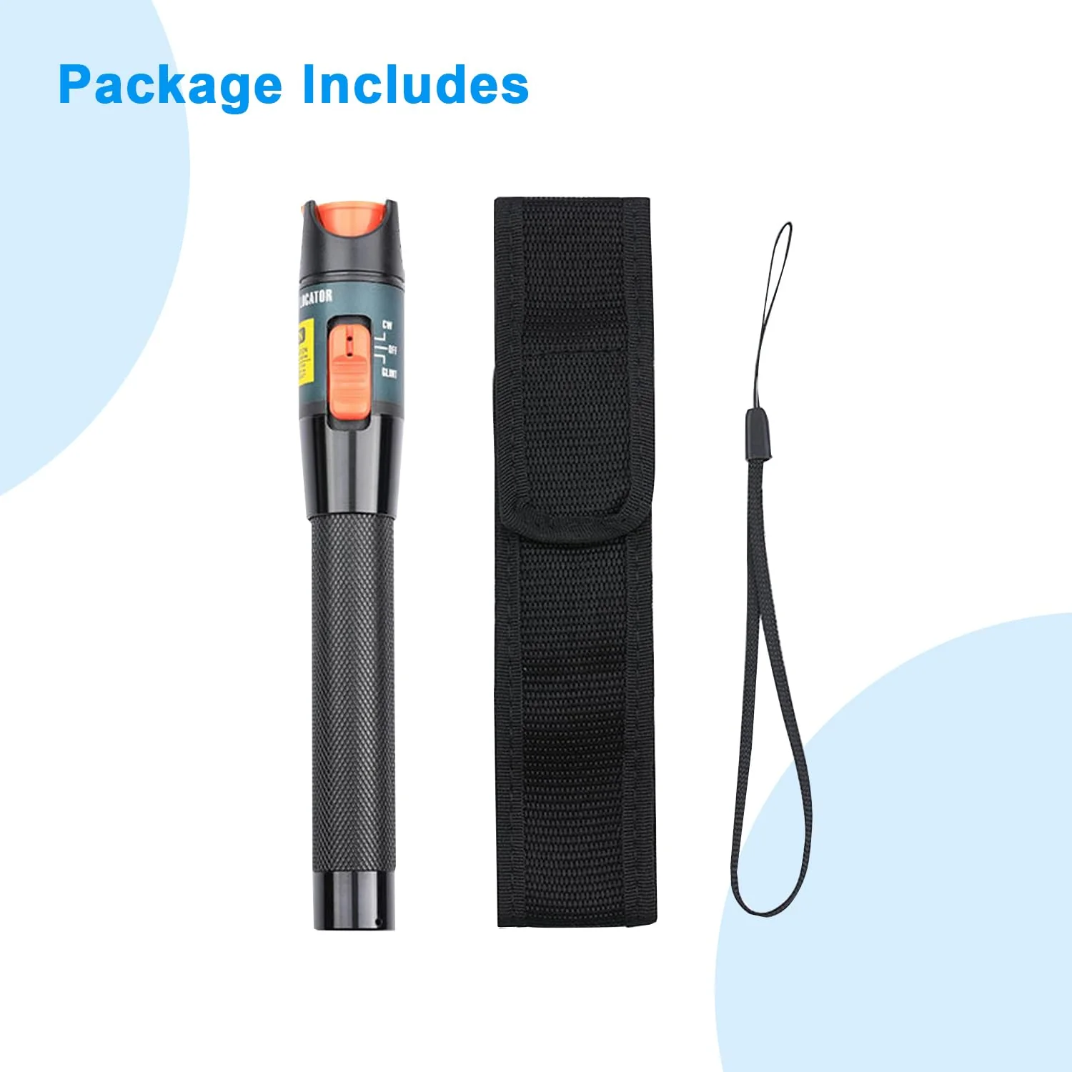 DAXGD 10mW Red Visual Fault Locator Optical Cable Test Pen, Fibre Optic Tester, Fibre Optic Cable Tester for CATV Telecommunications Multifunctional Tester 10 mW - Image 7