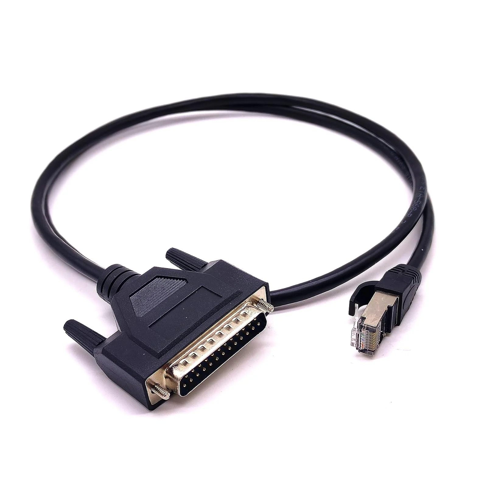 DB25 Male to RJ45 Male Ethernet Modem Console Cable 1Meter - Image 4