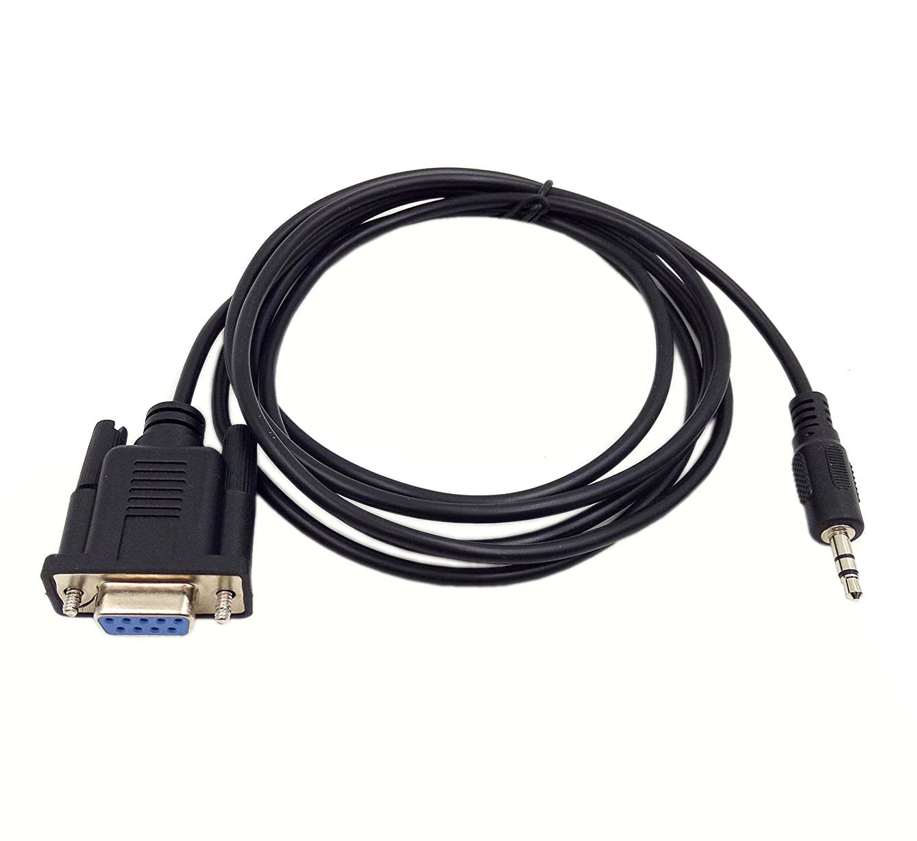 DB9 9 Pin Female to 3.5mm Male Plug Serial Cable RS232 to 1/8 inch Conversion Cable - 6FT/1.8M - Image 2