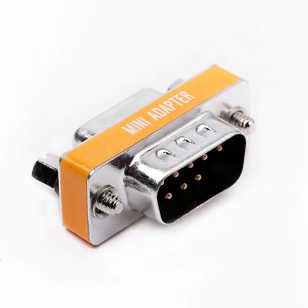 DB9 Null Modem Adapter Male to Female Slimline Data Transfer Serial Port Adapter 10 Pack - Image 4