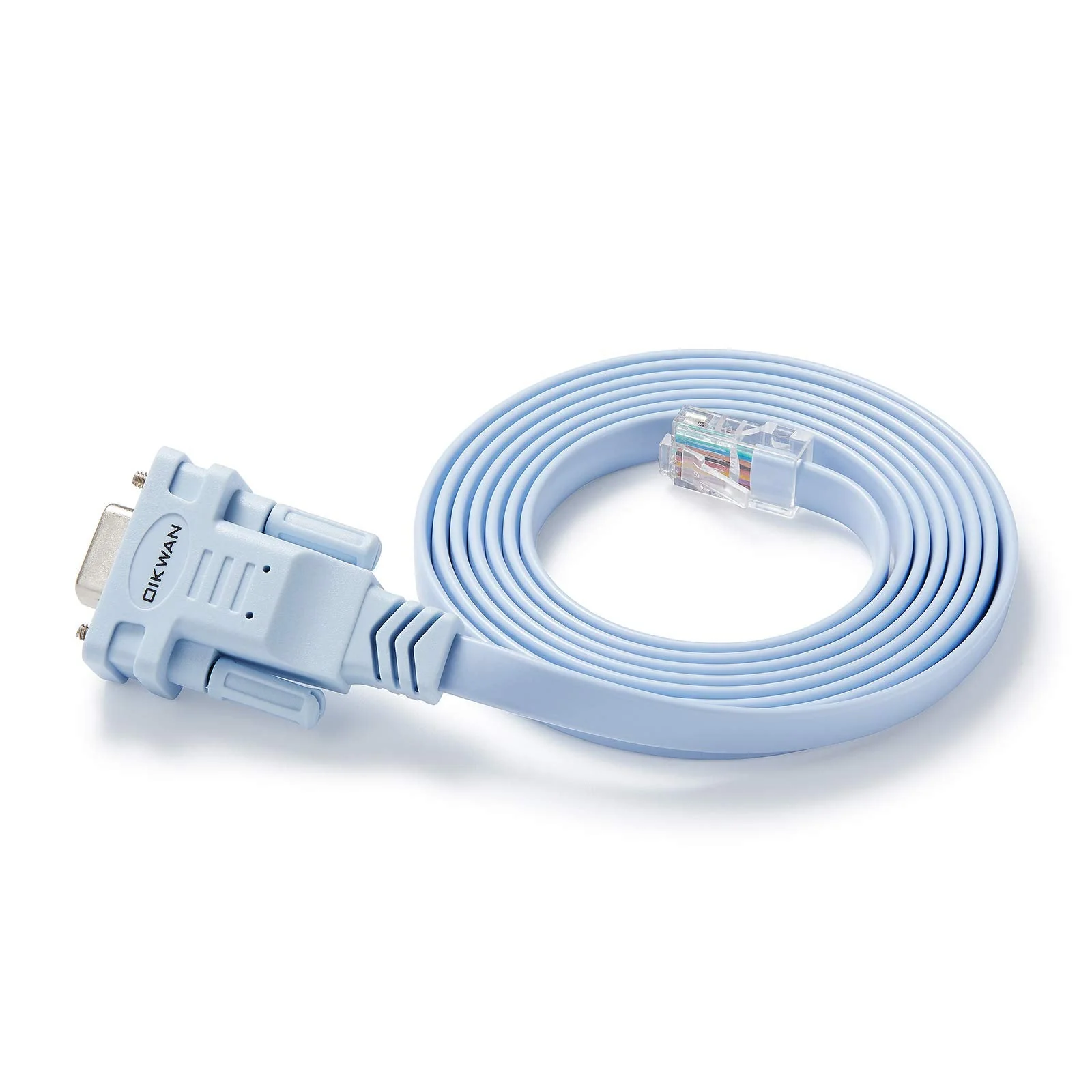 DB9 to RJ45 Console Cable,Compatible with Cisco Routers Switches Firewalls CAB-CONSOLE-RJ45 - Image 3