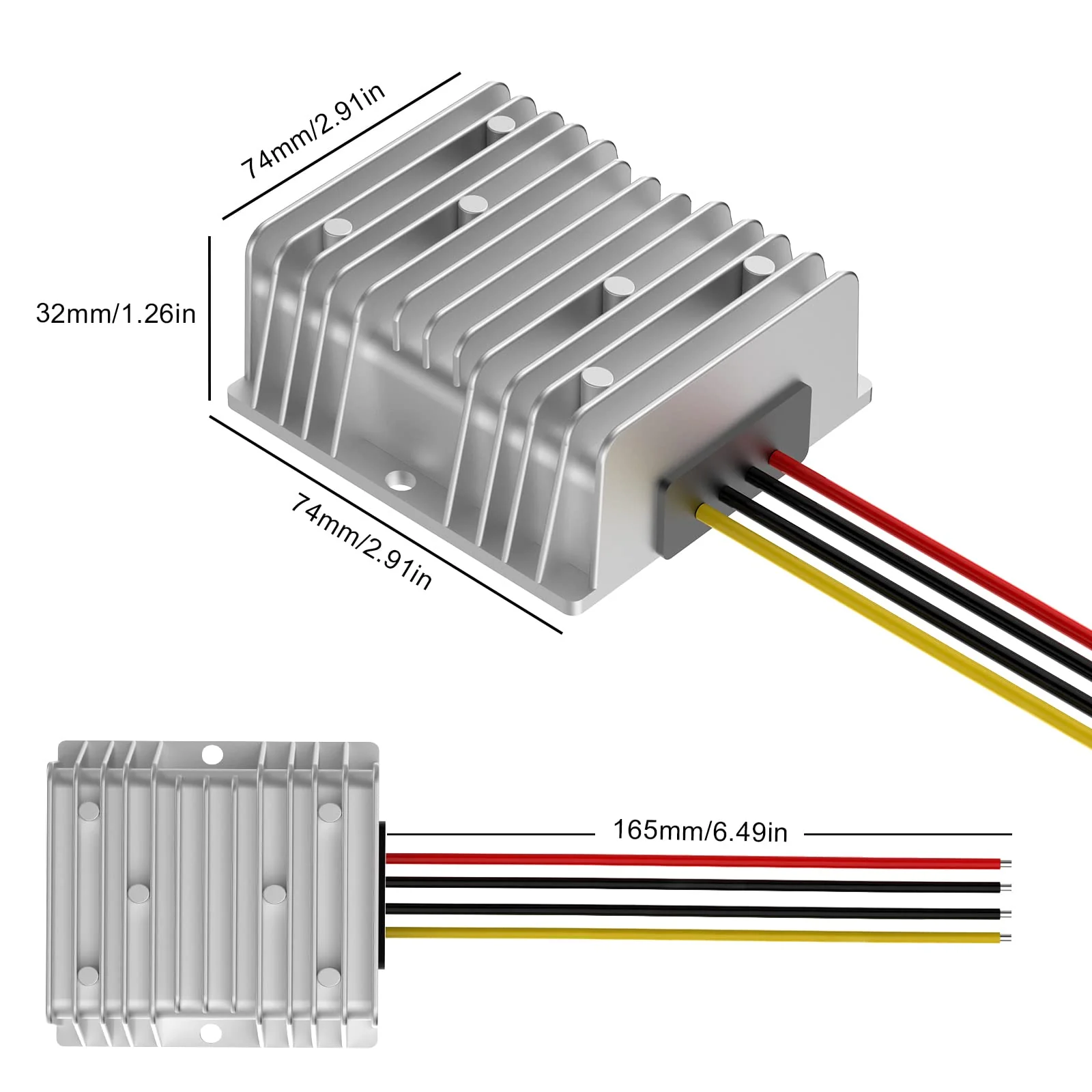 DC 12V Boost to 19V 10A 190W Boost Converter Power Converter Waterproof Module Transformer is Used for Golf cart, CLU bcarand Other Vehicles 12V TO 19V 10A 190W - Image 6